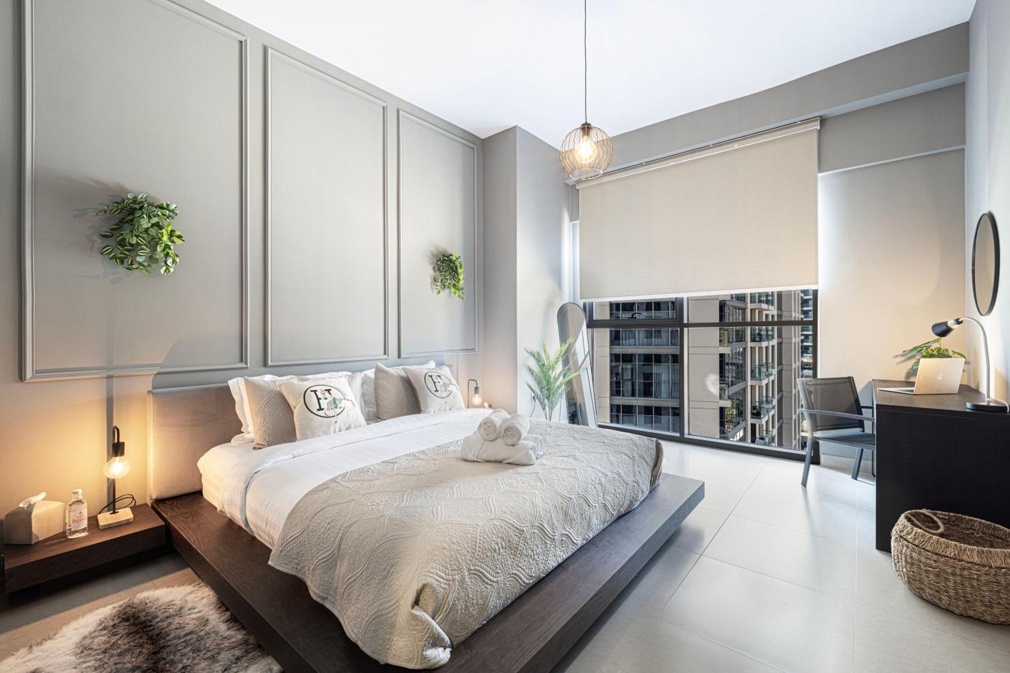 Apartment 1bedroom 2 Beds Burj Khalifa Views- 5min Walk To Burj Khalifa *
