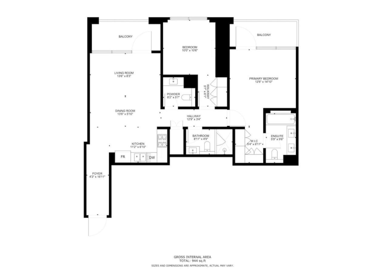 Apartment Downtown Views 2 - Incredible Two Bedroom