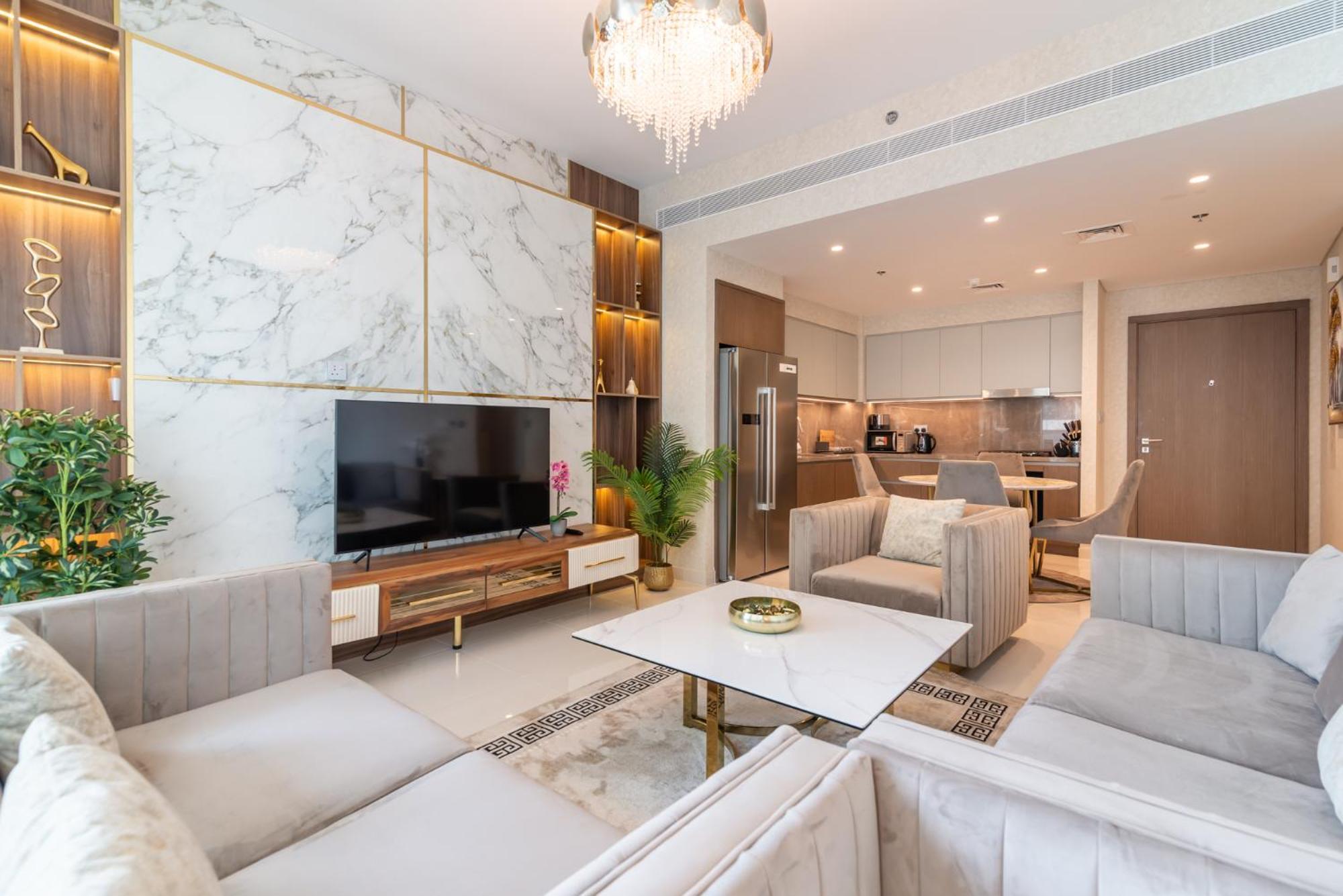 Beachfront Luxury - Stunning Views On The Palm & Marina - Private Beach Apartment