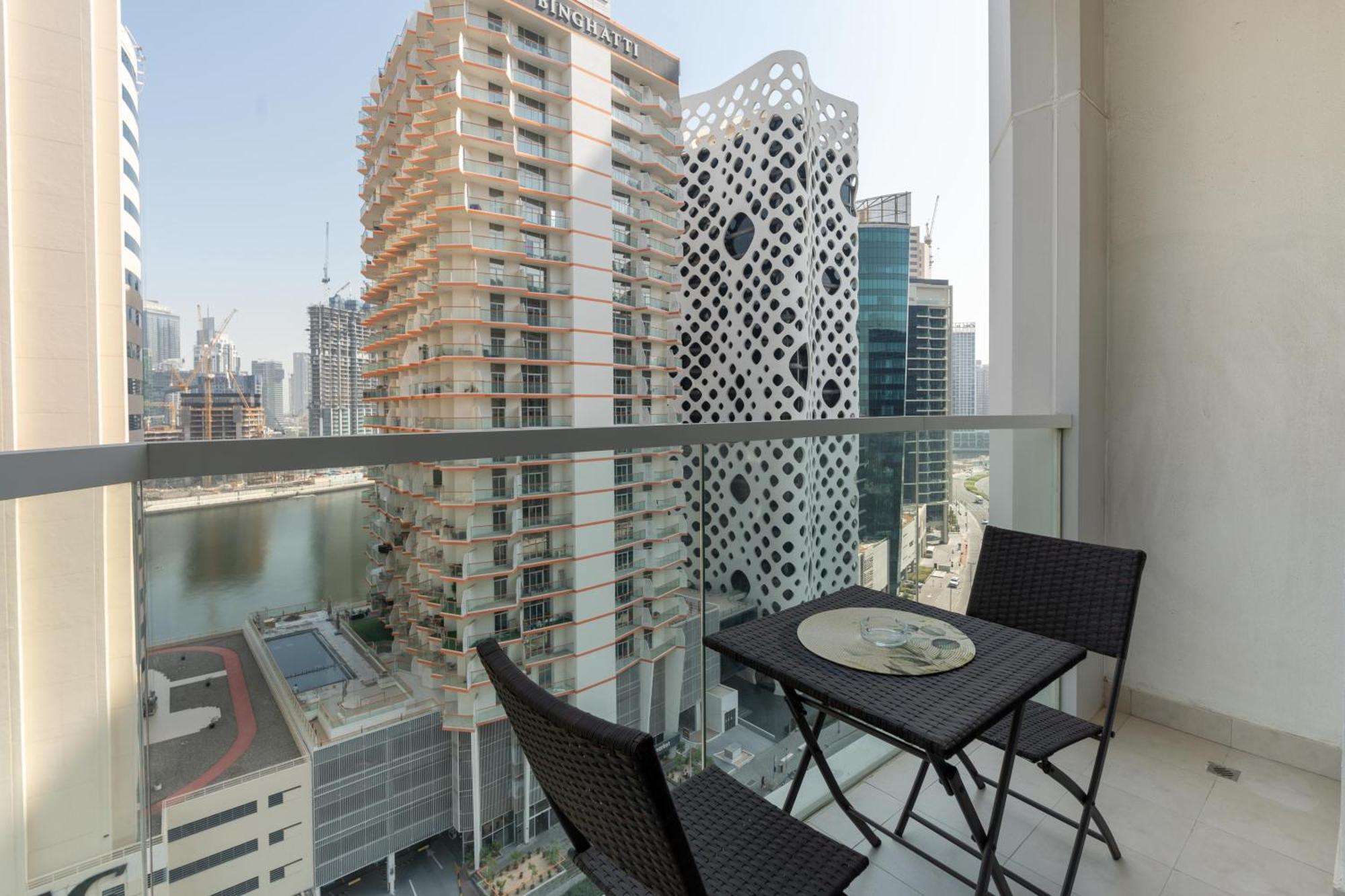 Cozy Spacious Ag Tower Studio With Balcony - Business Bay * Dubai