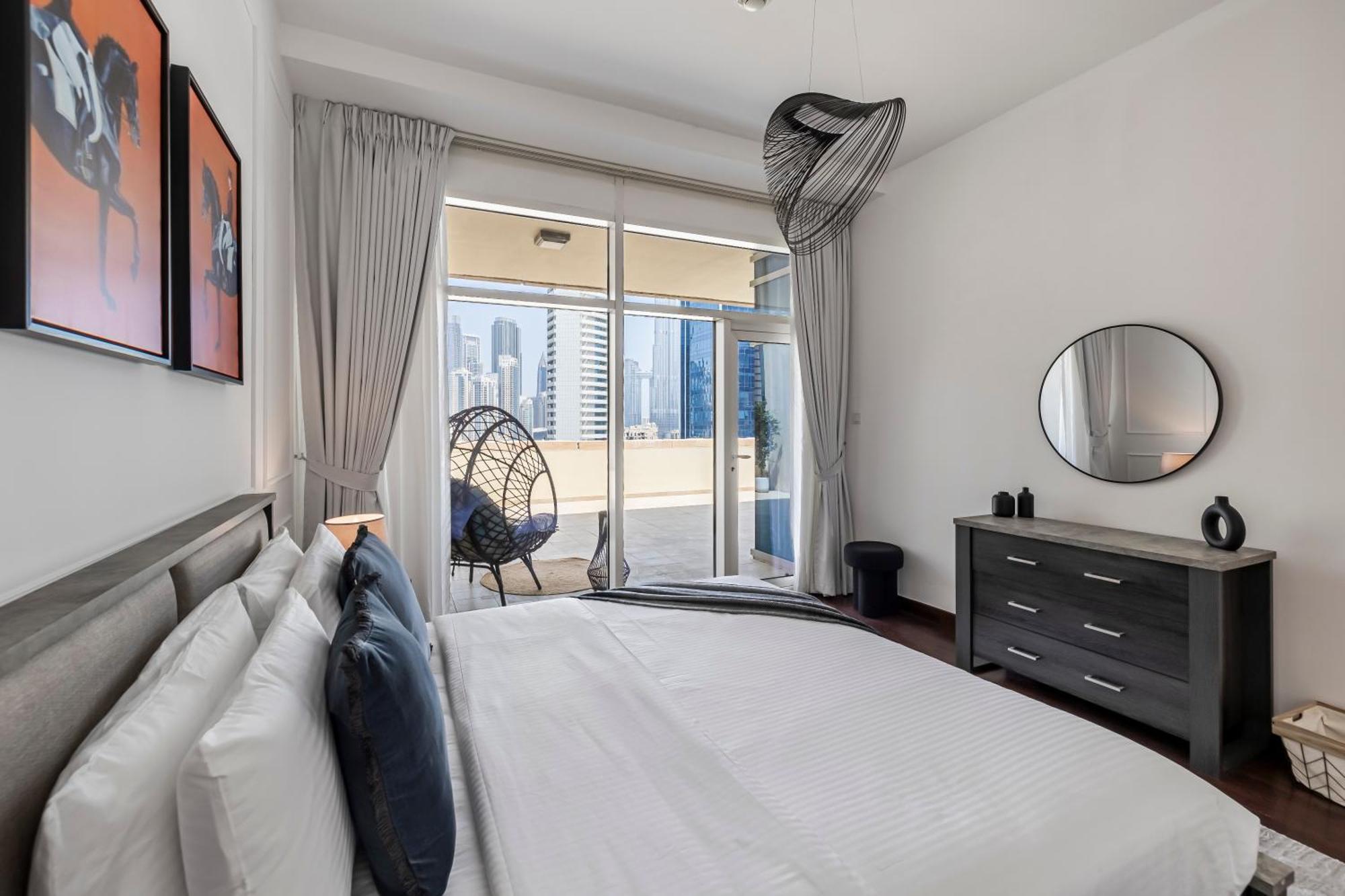 1br With Burj Khalifa View Bay Square Business Bay