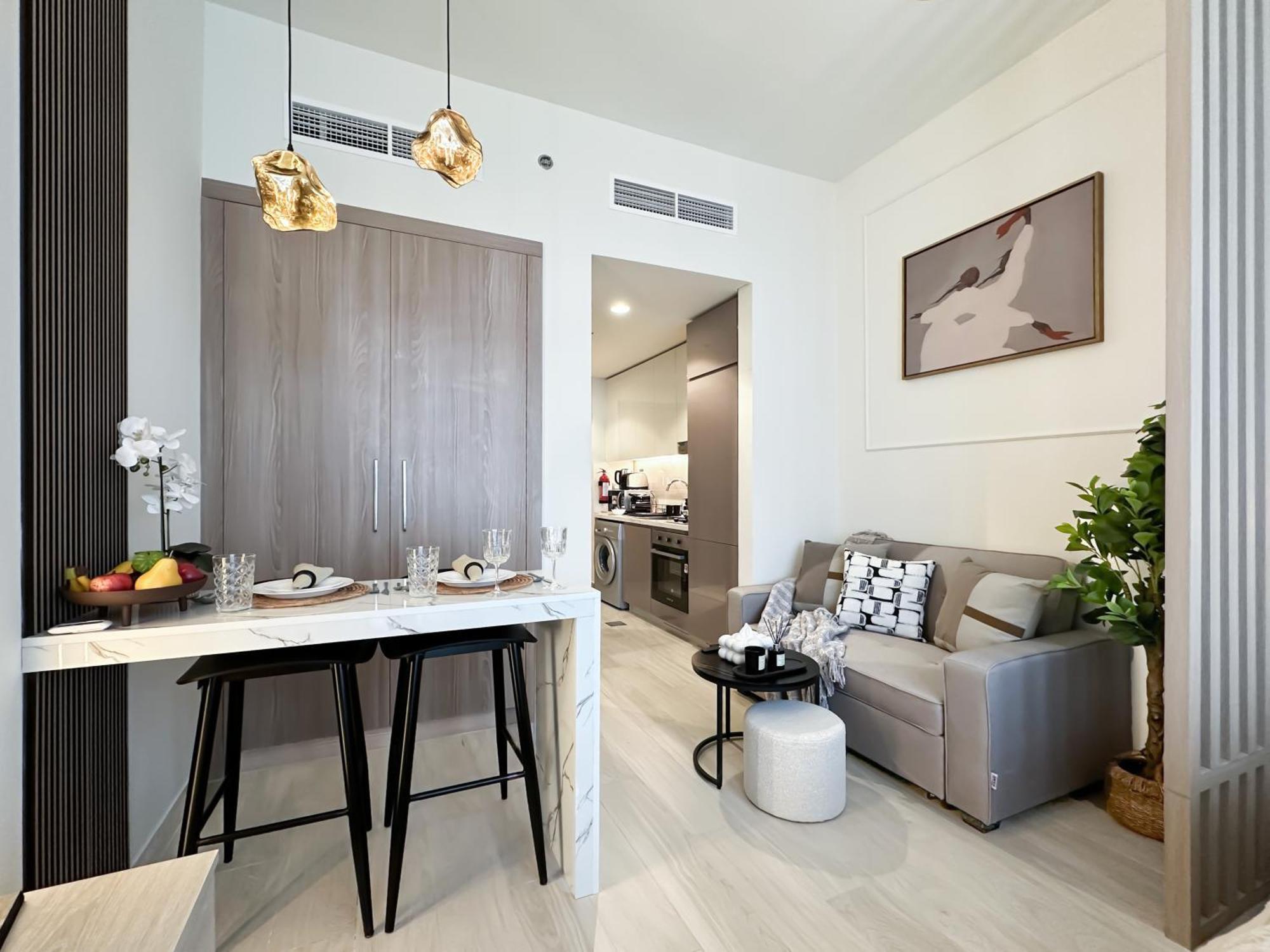 Trophy Modern Marvel Cozy With Smart Features In Azizi Riviera * Dubai