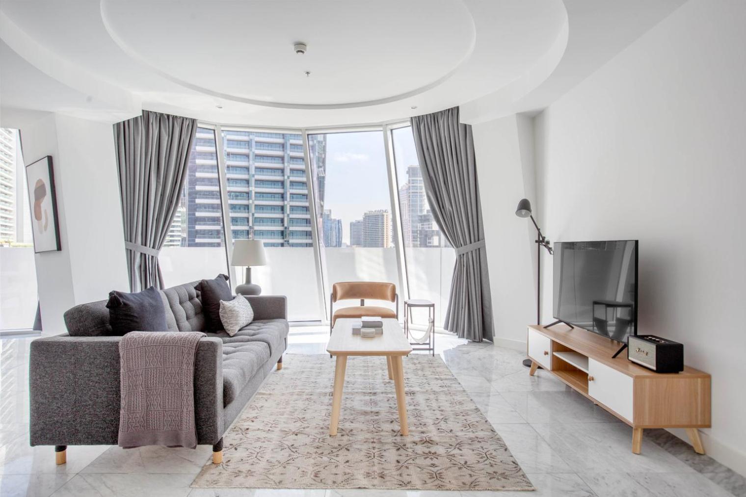 Apartment Blueground The Pad View Pool Gym Dxb-1245 *