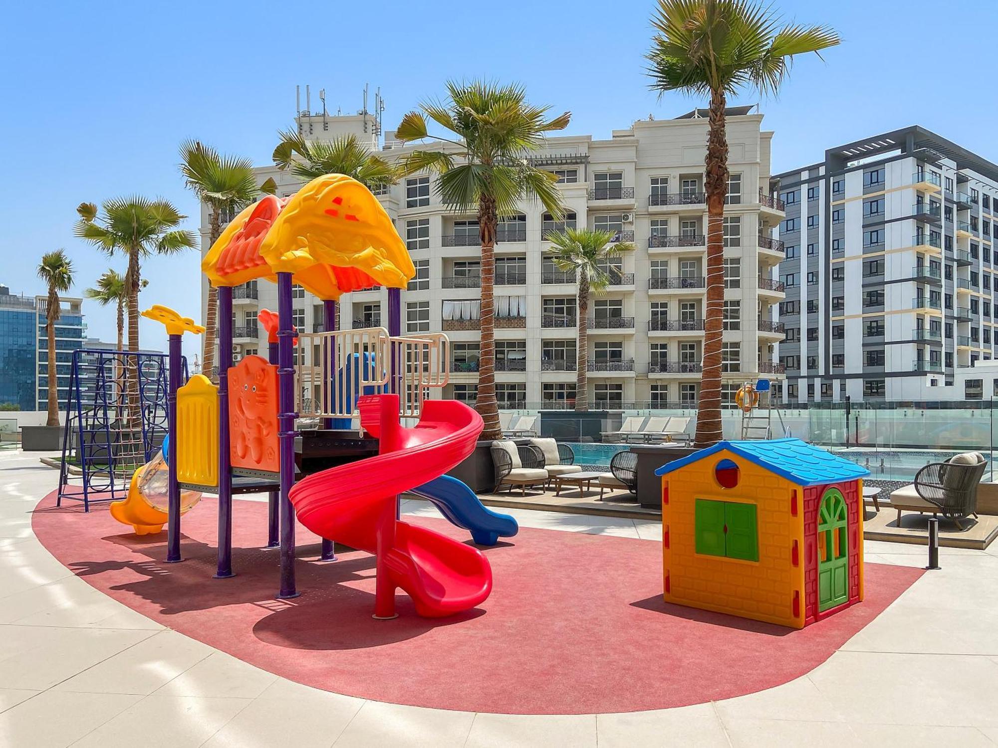 Elegant 1 Bedroom In Arjan With Pool Gym Game *