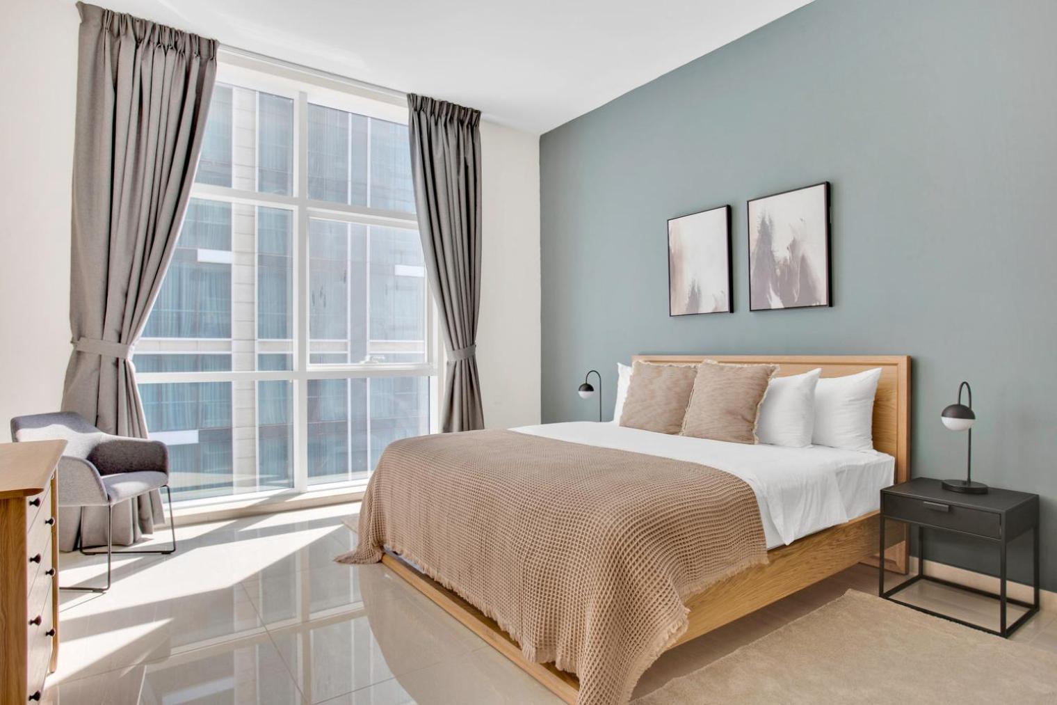 Blueground Duja Tower View Pool Gym Dxb-1106 Apartment