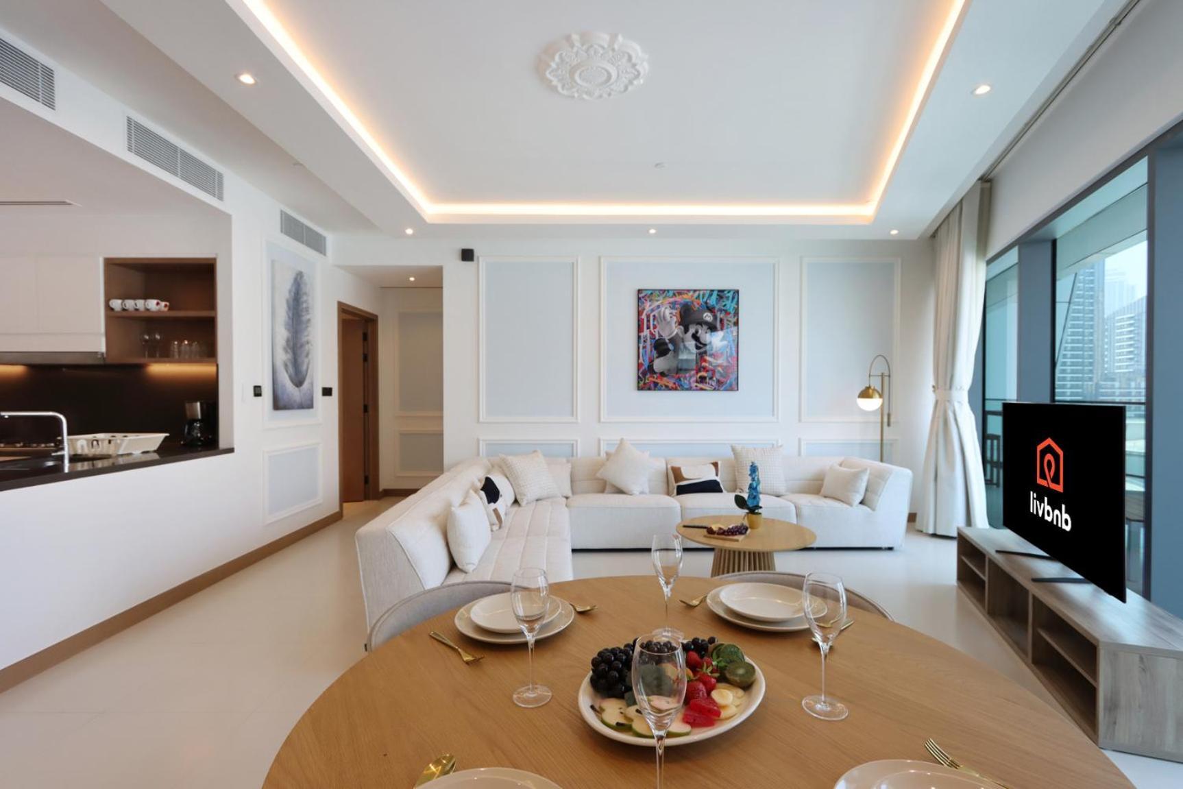 Livbnb- 3b Retreat Overlooking Marina, On The Walk Apartment Dubai