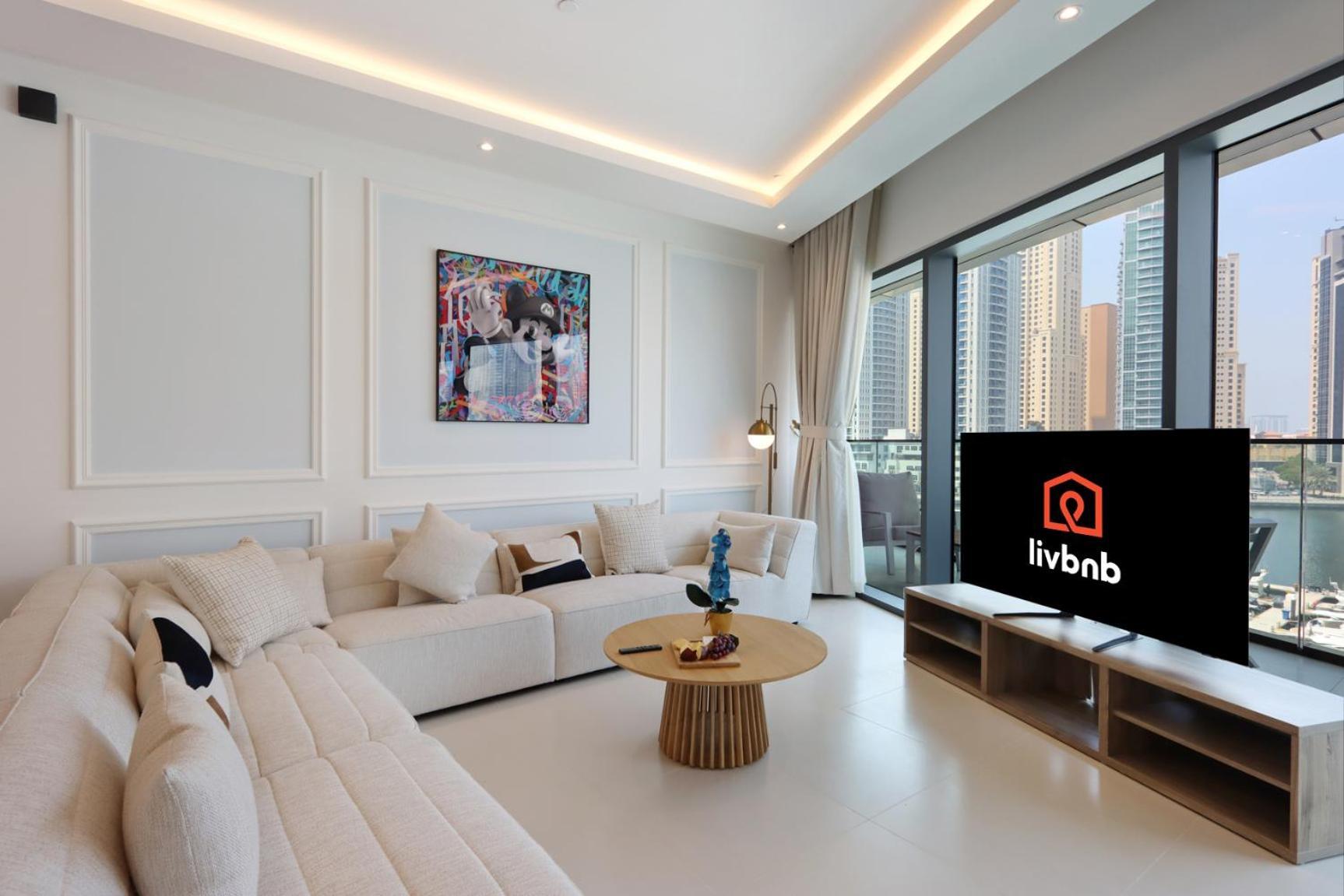 Apartment Livbnb- 3b Retreat Overlooking Marina, On The Walk Dubai
