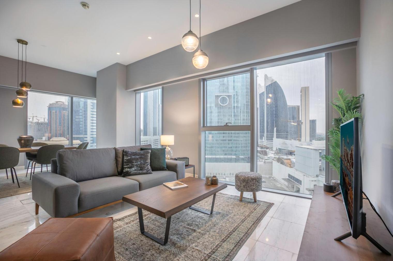 Blueground Difc View Pool Gym Dxb-433 Apartment *