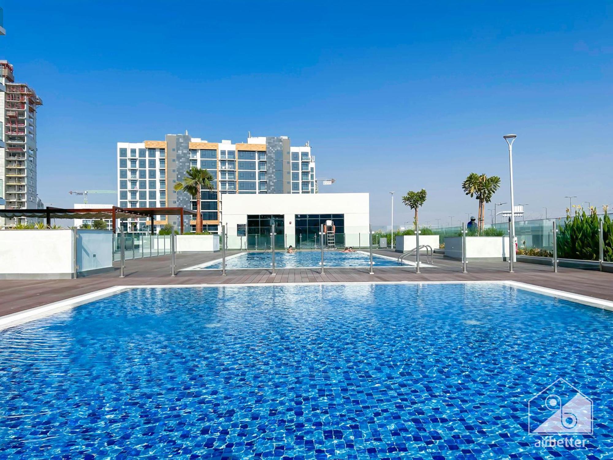 Stylish 1br With Balcony In Azizi Riviera