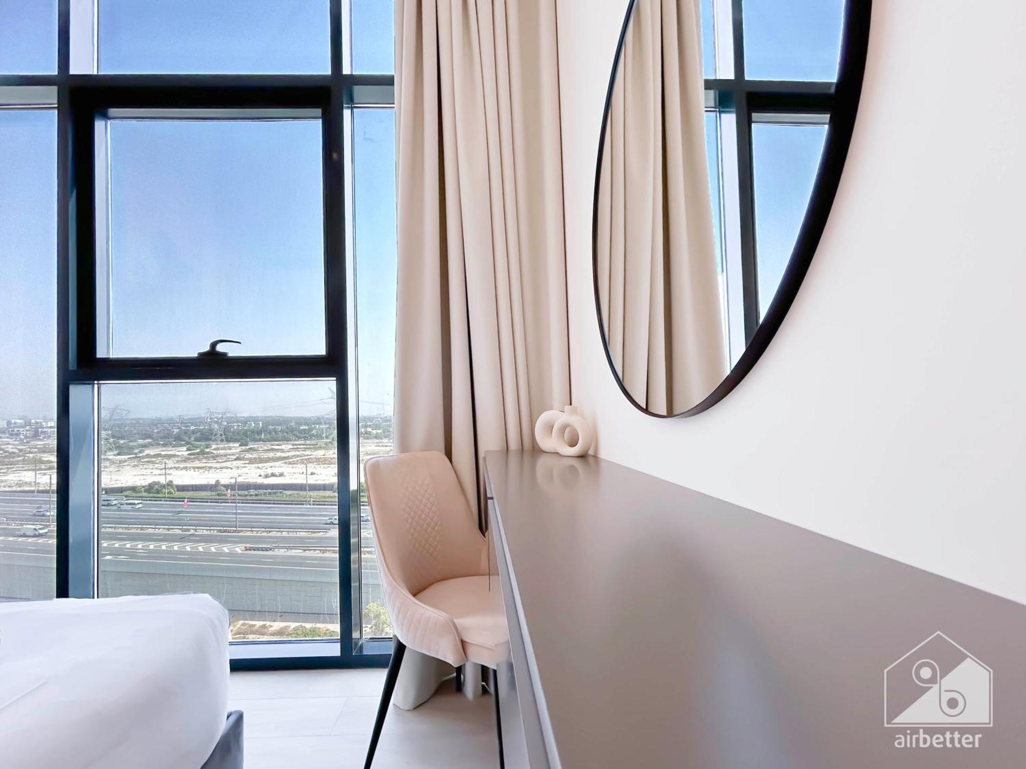 Stylish 1br With Balcony In Azizi Riviera