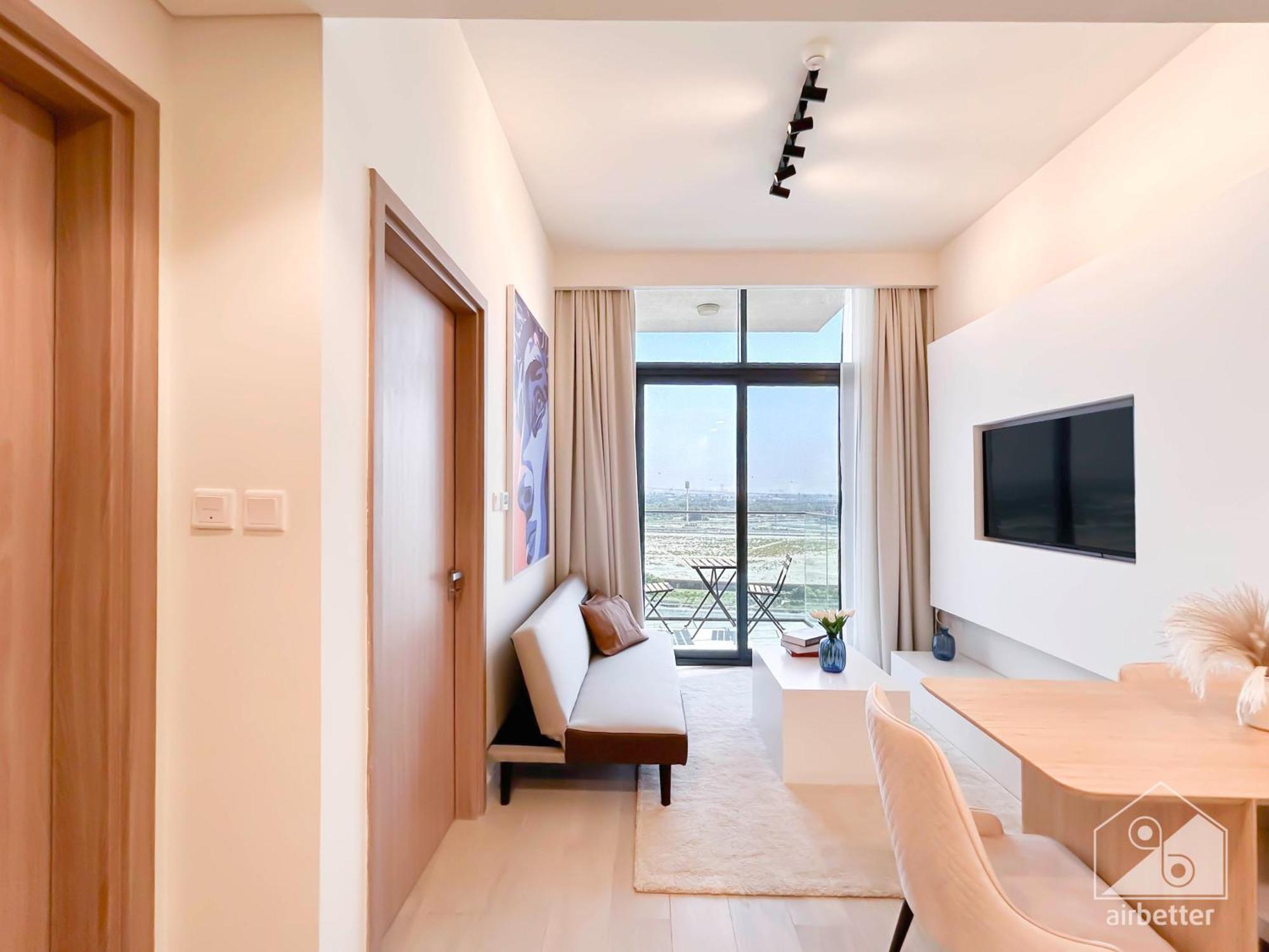 Apartment Stylish 1br With Balcony In Azizi Riviera *