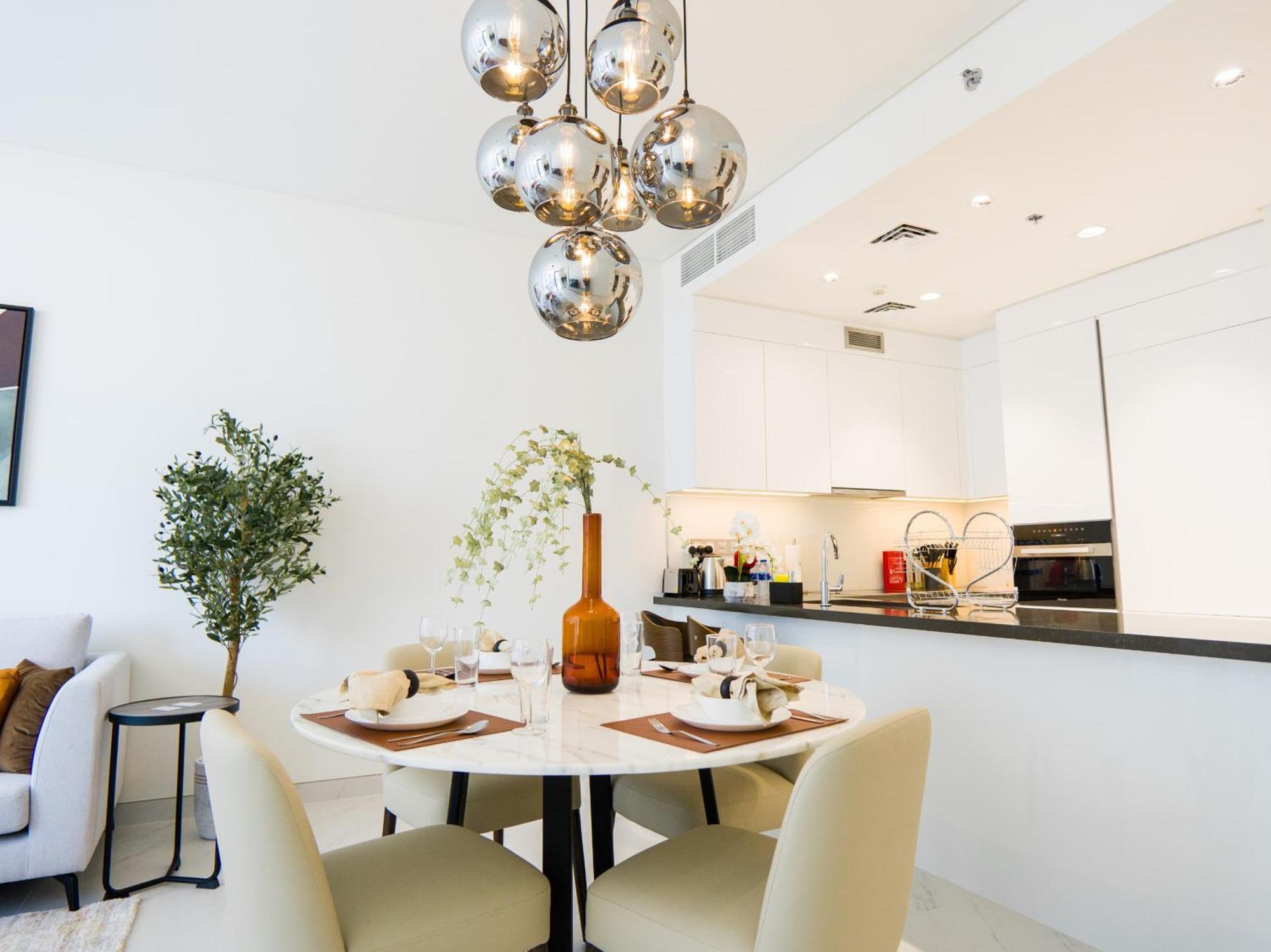 Amazing 2bdr With Lagoon View In District One 13 Al Merkadh Apartment Dubai