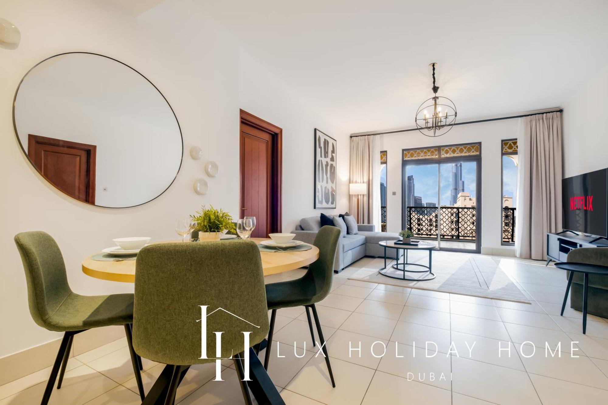 Apartment Lux The Reehan Burj Khalifa View Dubai