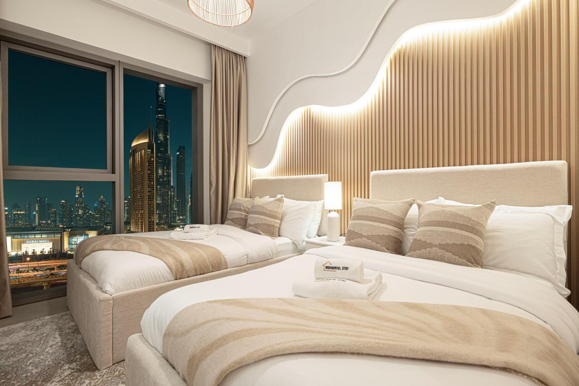 Wonderfulstay At Downtown Views - Best Burj Khalifa And Fountain View - Brand New Luxury Apartments * Dubai