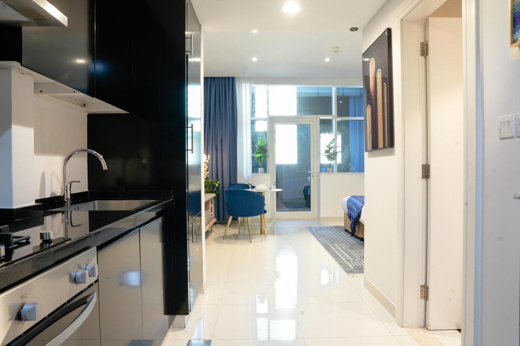 With Terrace Damac Maison Cour Jardin Business Bay Apartment *