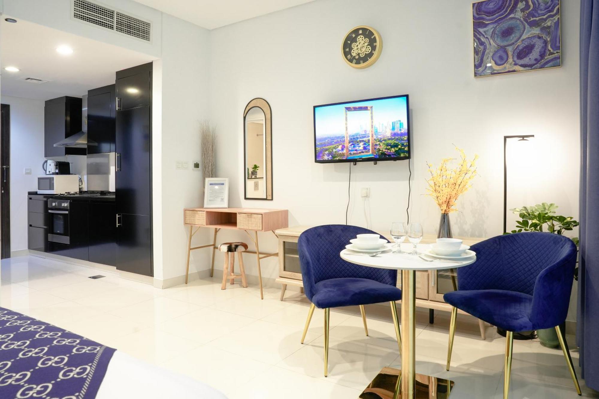 With Terrace Damac Maison Cour Jardin Business Bay Apartment