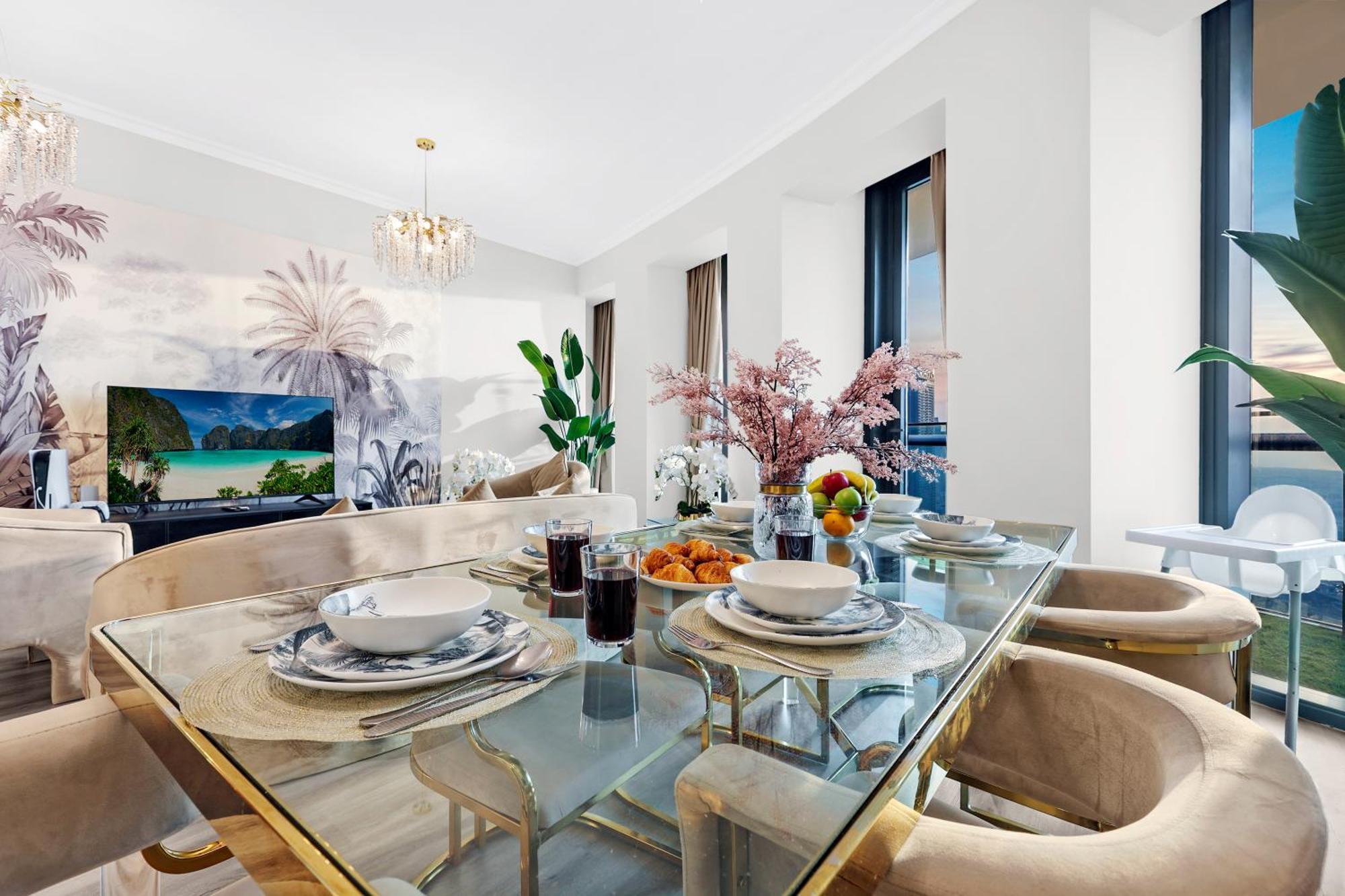 First Class 2br Amazing Skyline And Sea Views From Balcony * Dubai