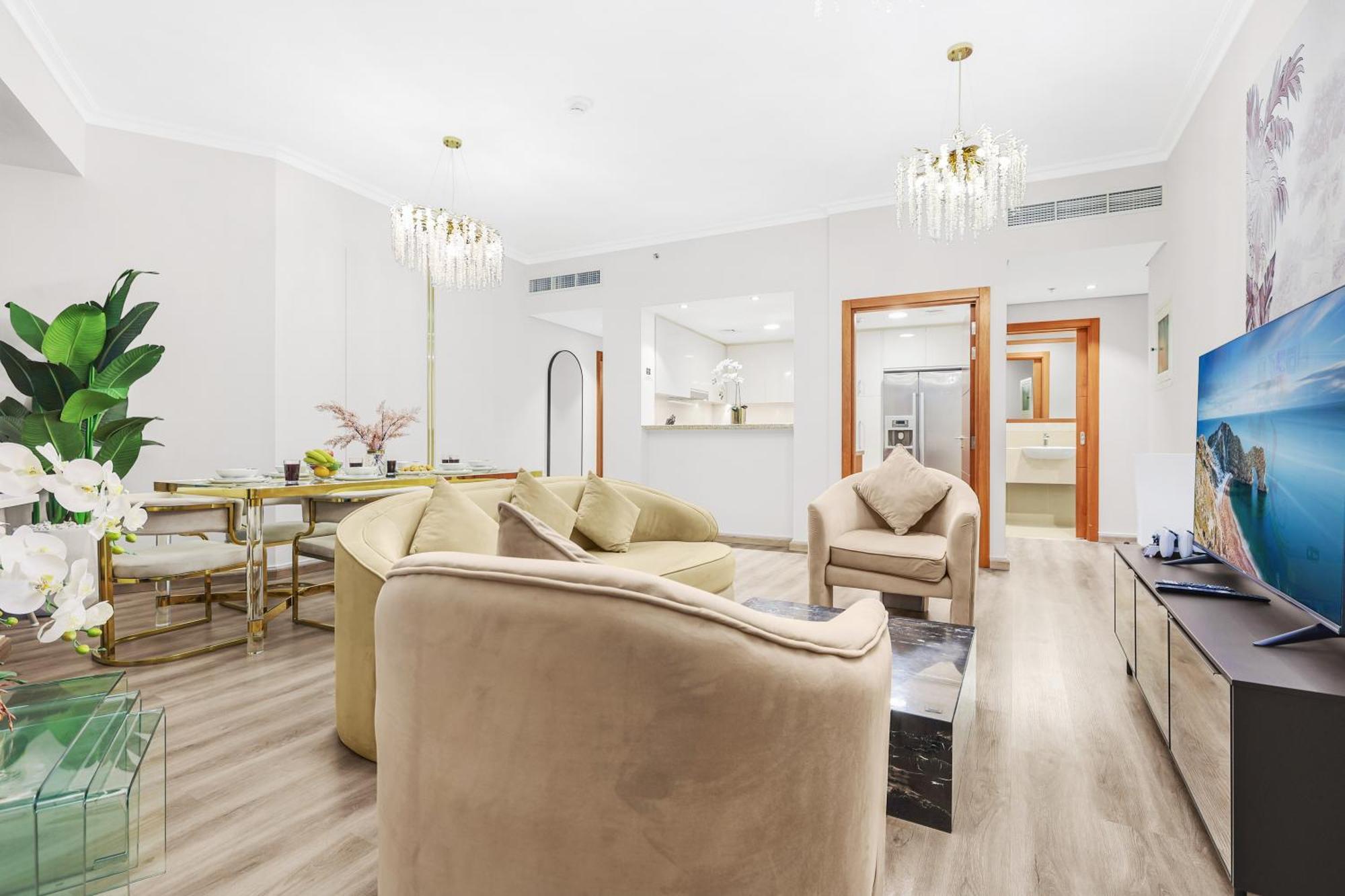 First Class 2br Amazing Skyline And Sea Views From Balcony * Dubai