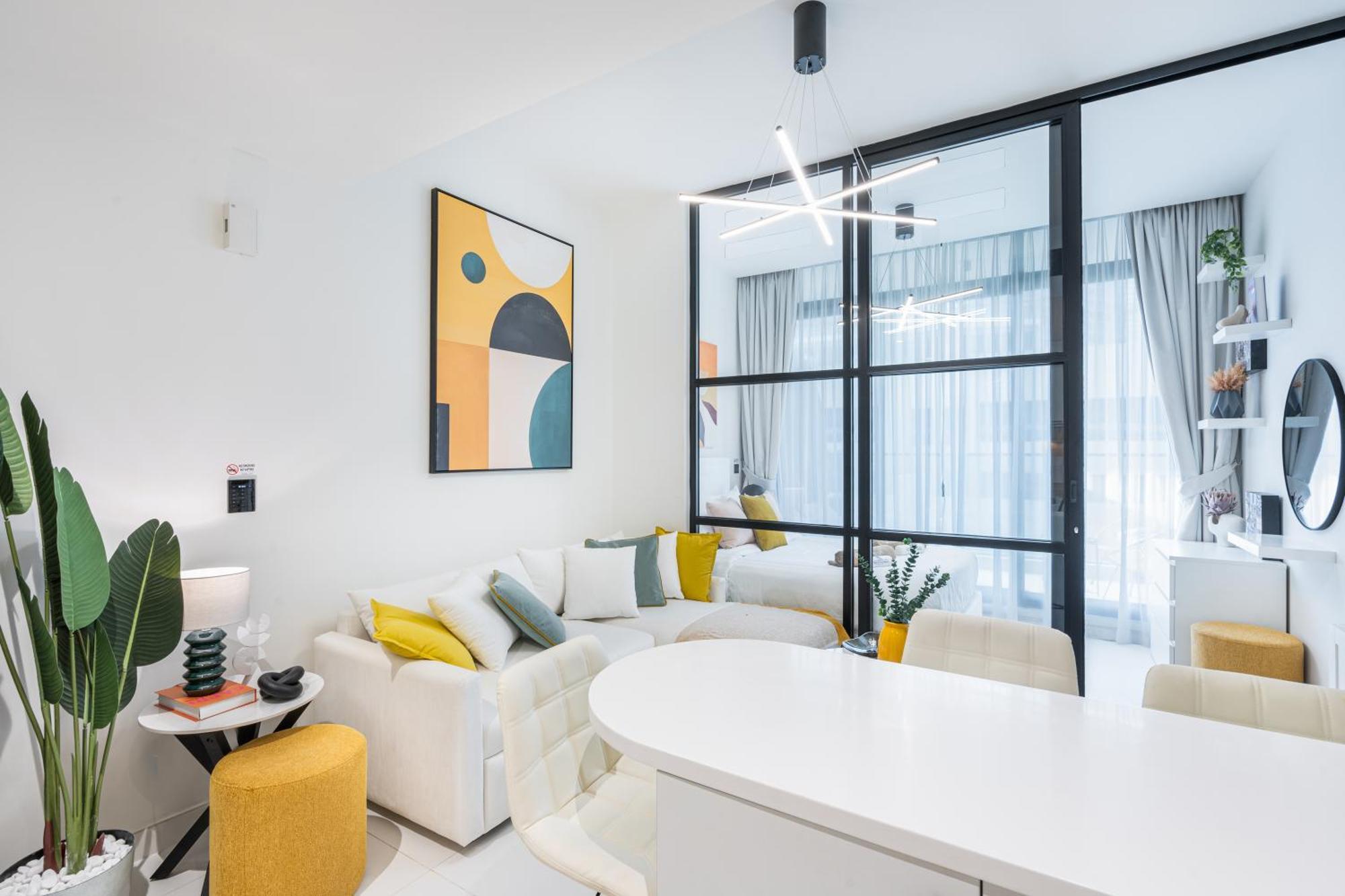 Stylish Contemporary In Jvc With Chic Interior *