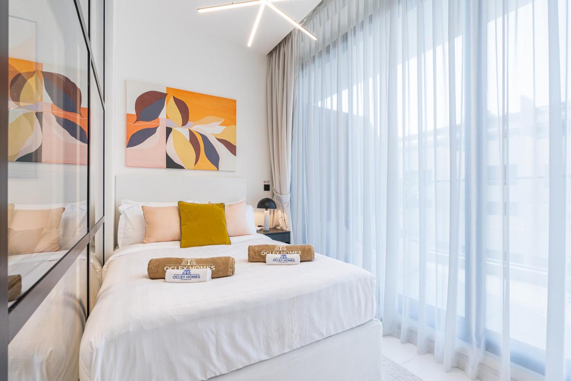 Apartment Stylish Contemporary In Jvc With Chic Interior Dubai