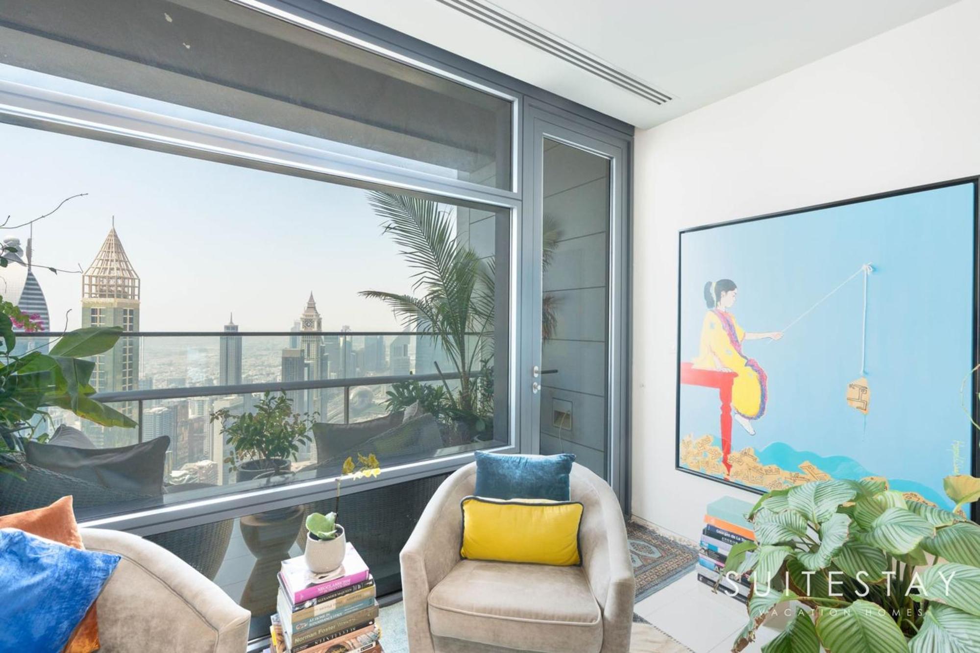 Breathtaking View World Renowned Index Tower Dubai