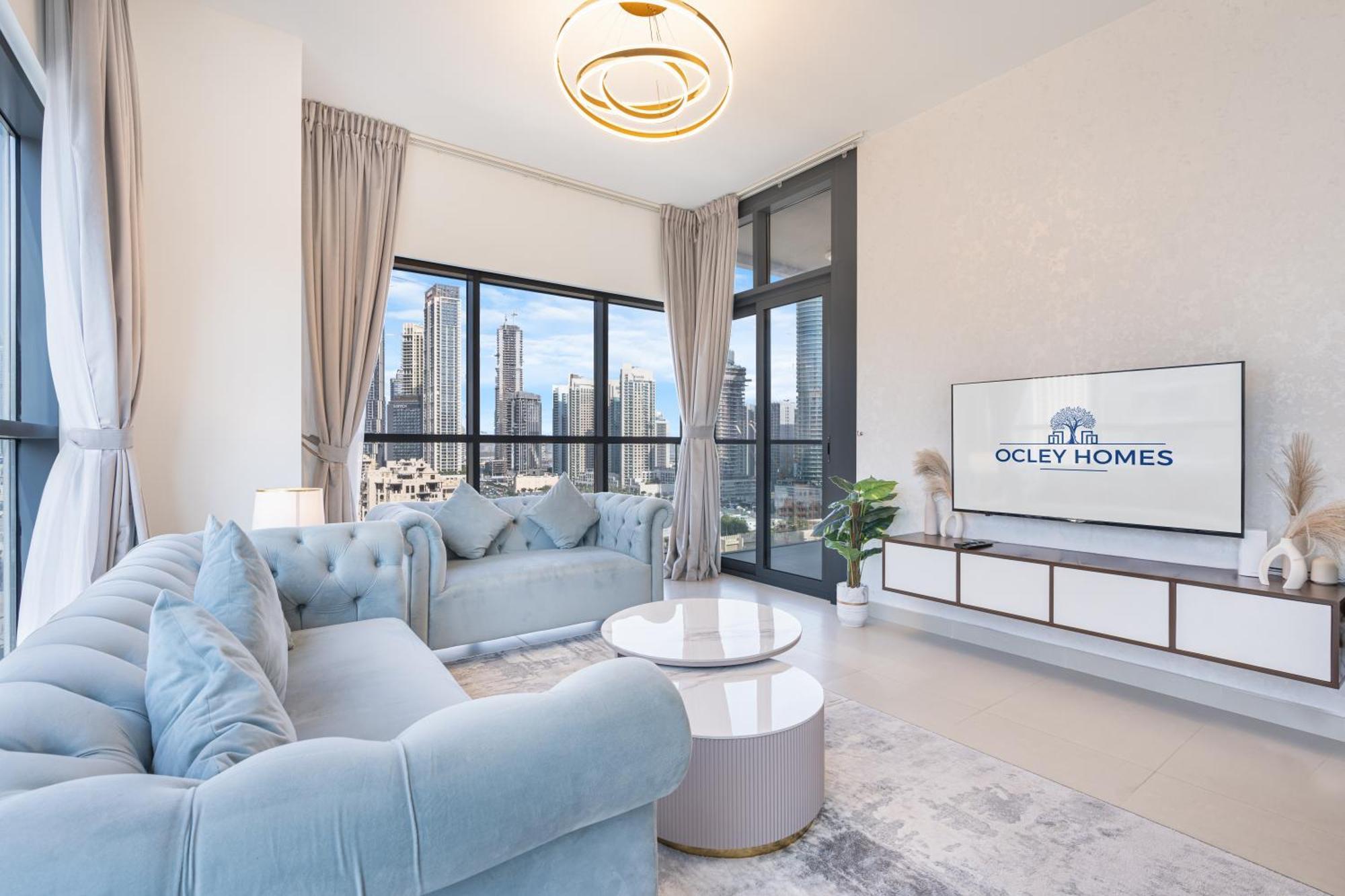 Apartment Family In Downtown Overlooking Burj Khalifa