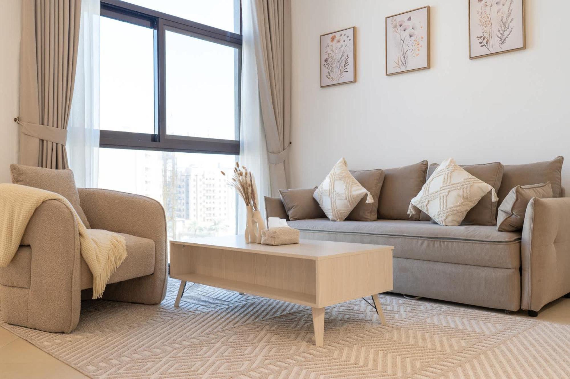 1 Bed Flat That Sleeps 4 In Al Jaddaf Dubai