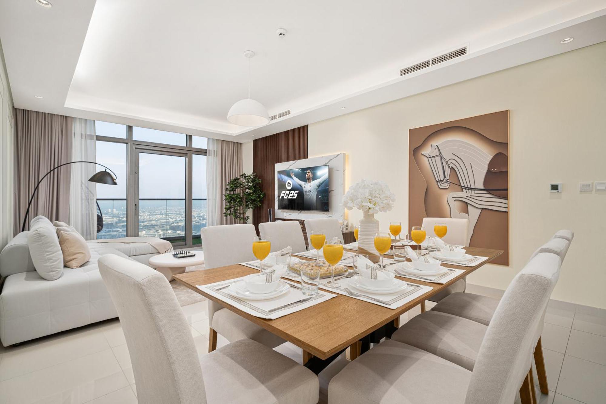 Apartment Burj Khalifa Infinity Pool 2br Sea & View Dubai