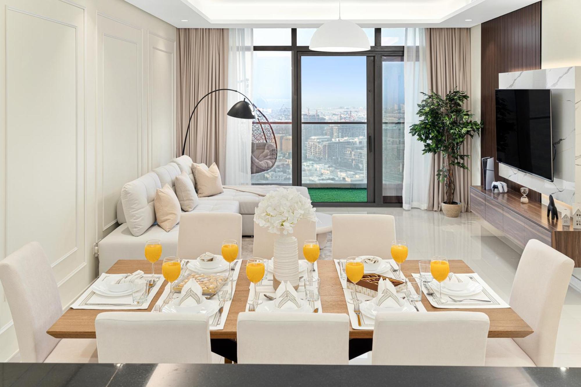 Burj Khalifa Infinity Pool 2br Sea & View *