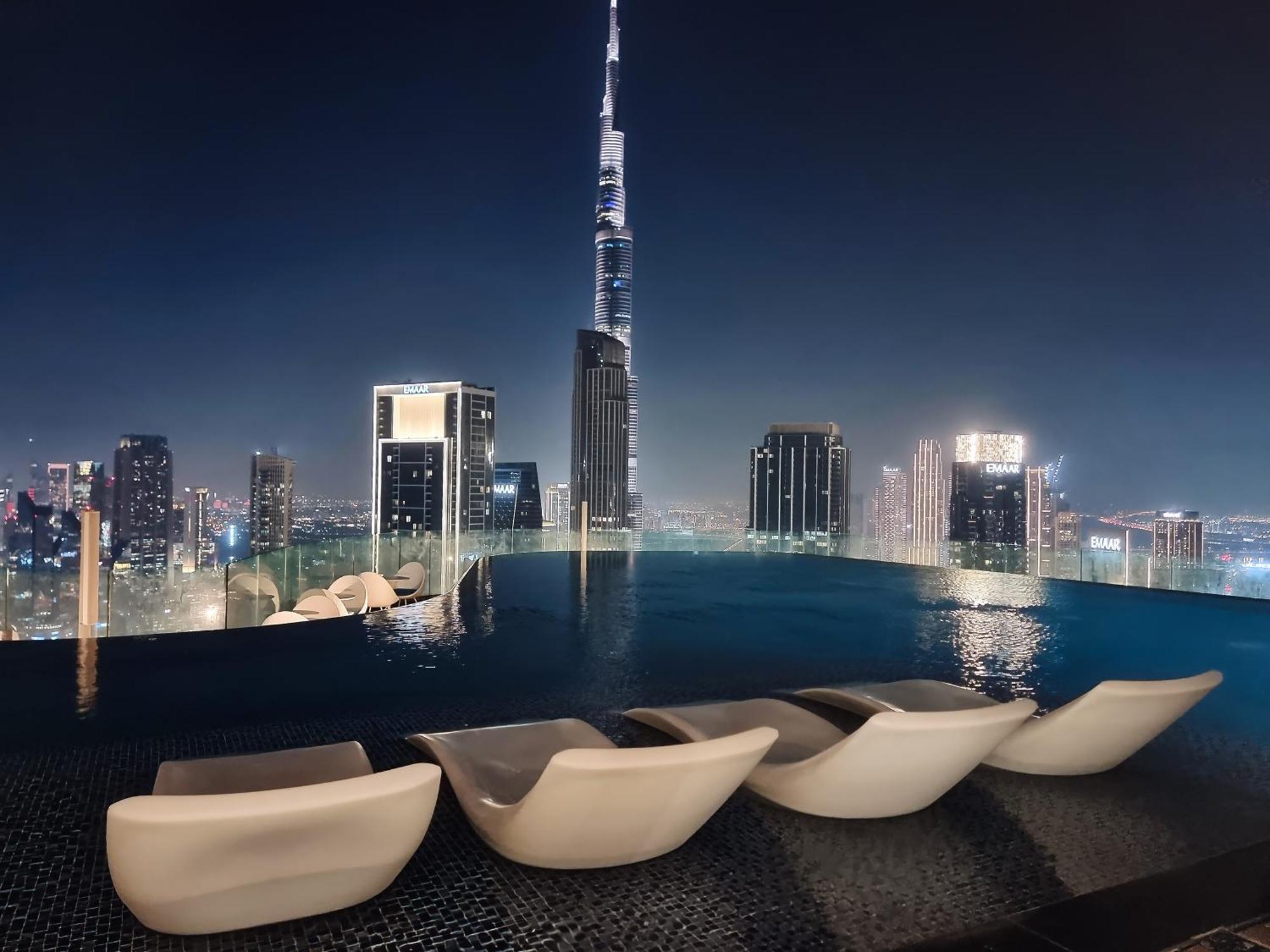 Apartment Burj Khalifa Infinity Pool 2br Sea & View *