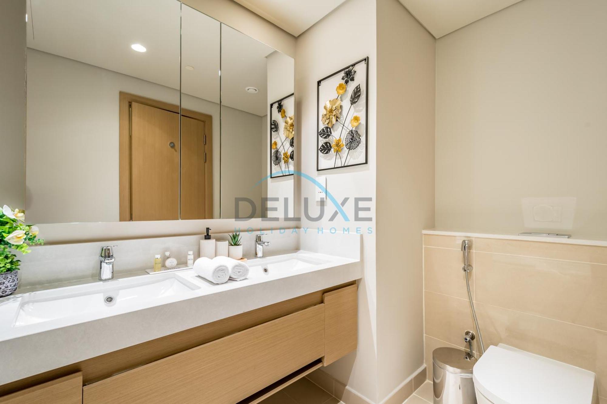 Tranquil 2br At Harbour Gate Tower 1, Creek Harbour By Deluxe Homes Apartment Dubai