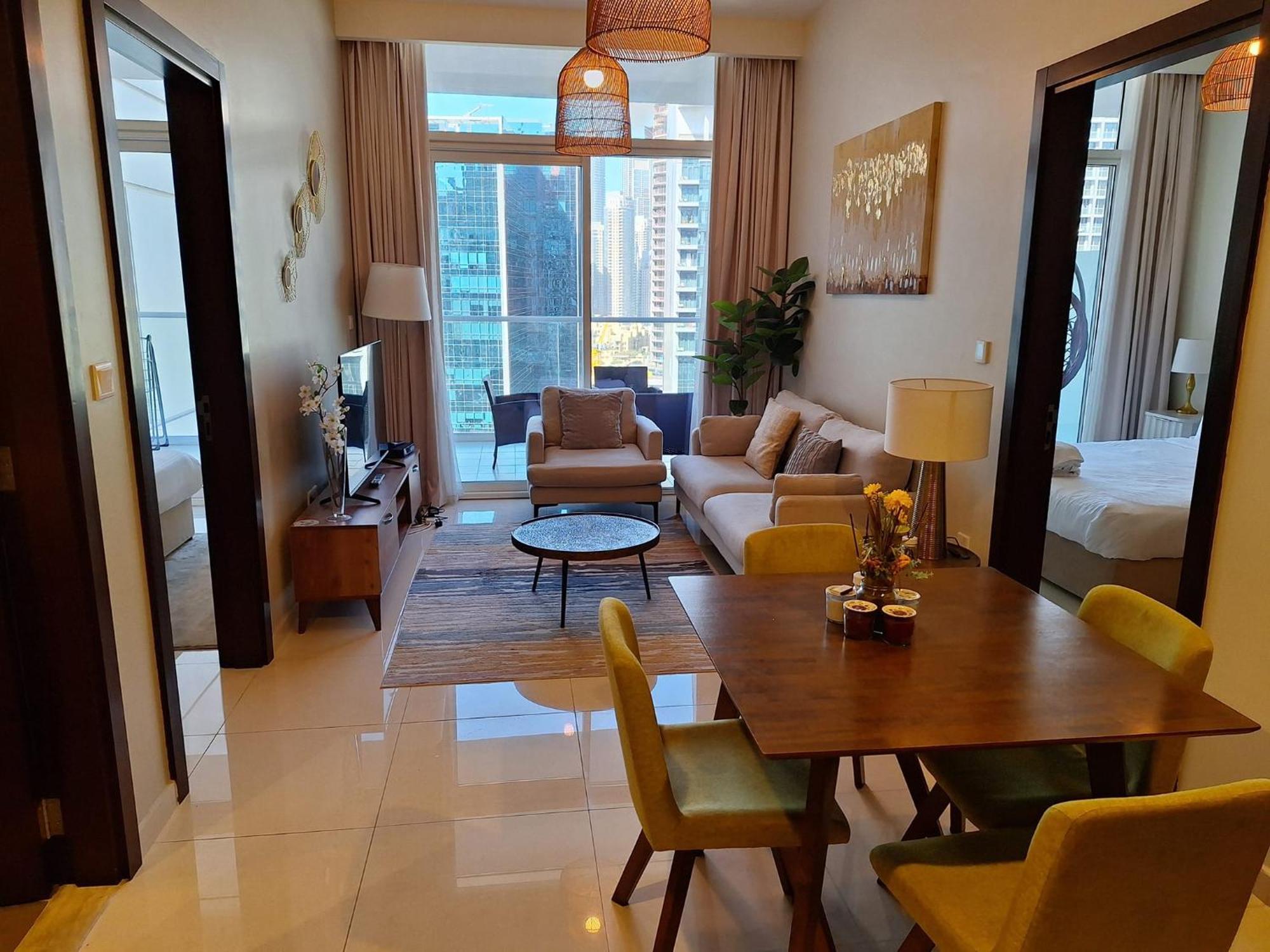 Apartment Burj Khalifa View! Modern 2br In Dubai's Business Bay Dubai