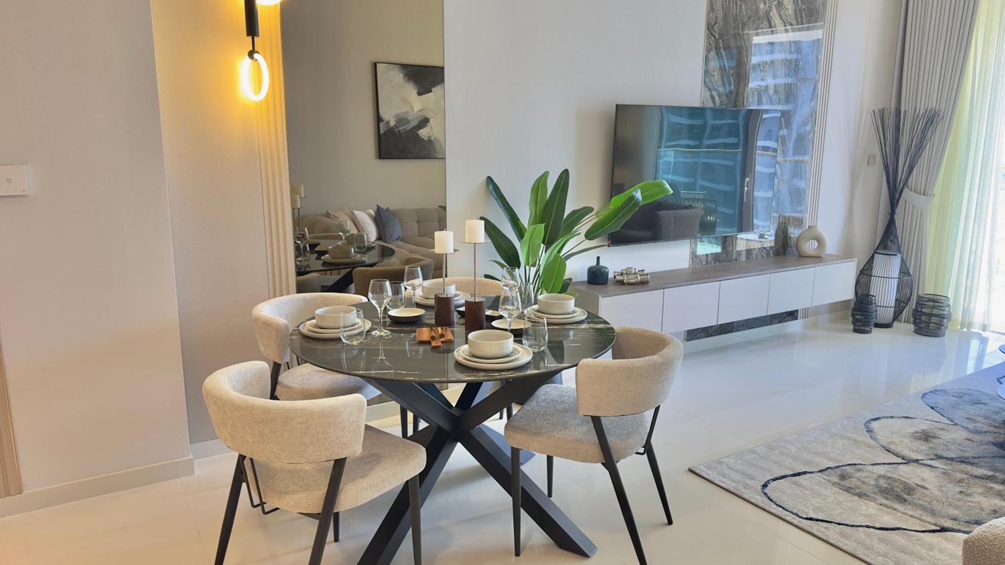 Apartment 1br Grand Bleu T2 In Emaar Front By Vibel