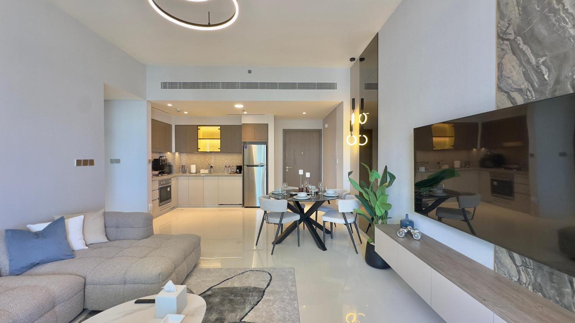 1br Grand Bleu T2 In Emaar Front By Vibel Apartment