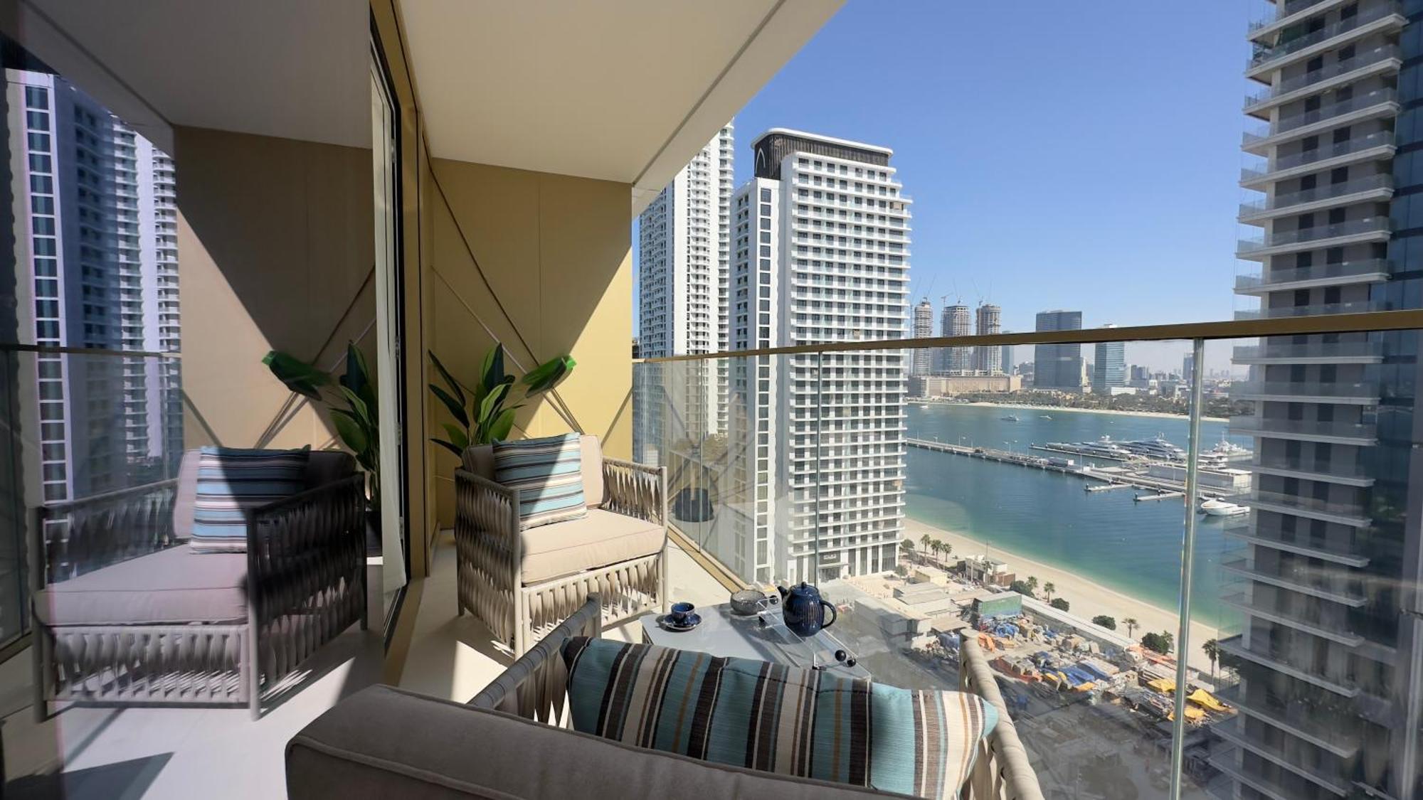 Apartment 1br Grand Bleu T2 In Emaar Front By Vibel