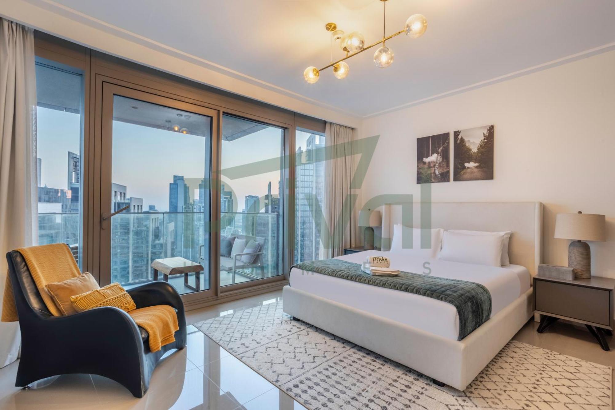 Apartment Stunning 2br Burj Khalifa & Fountain View High Flr *
