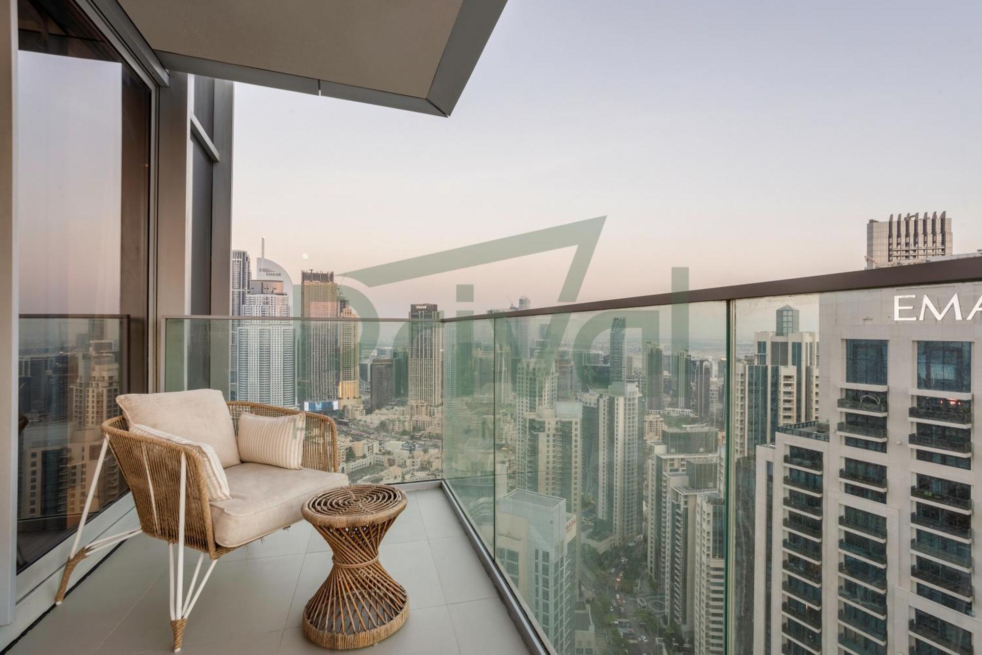 Apartment Stunning 2br Burj Khalifa & Fountain View High Flr