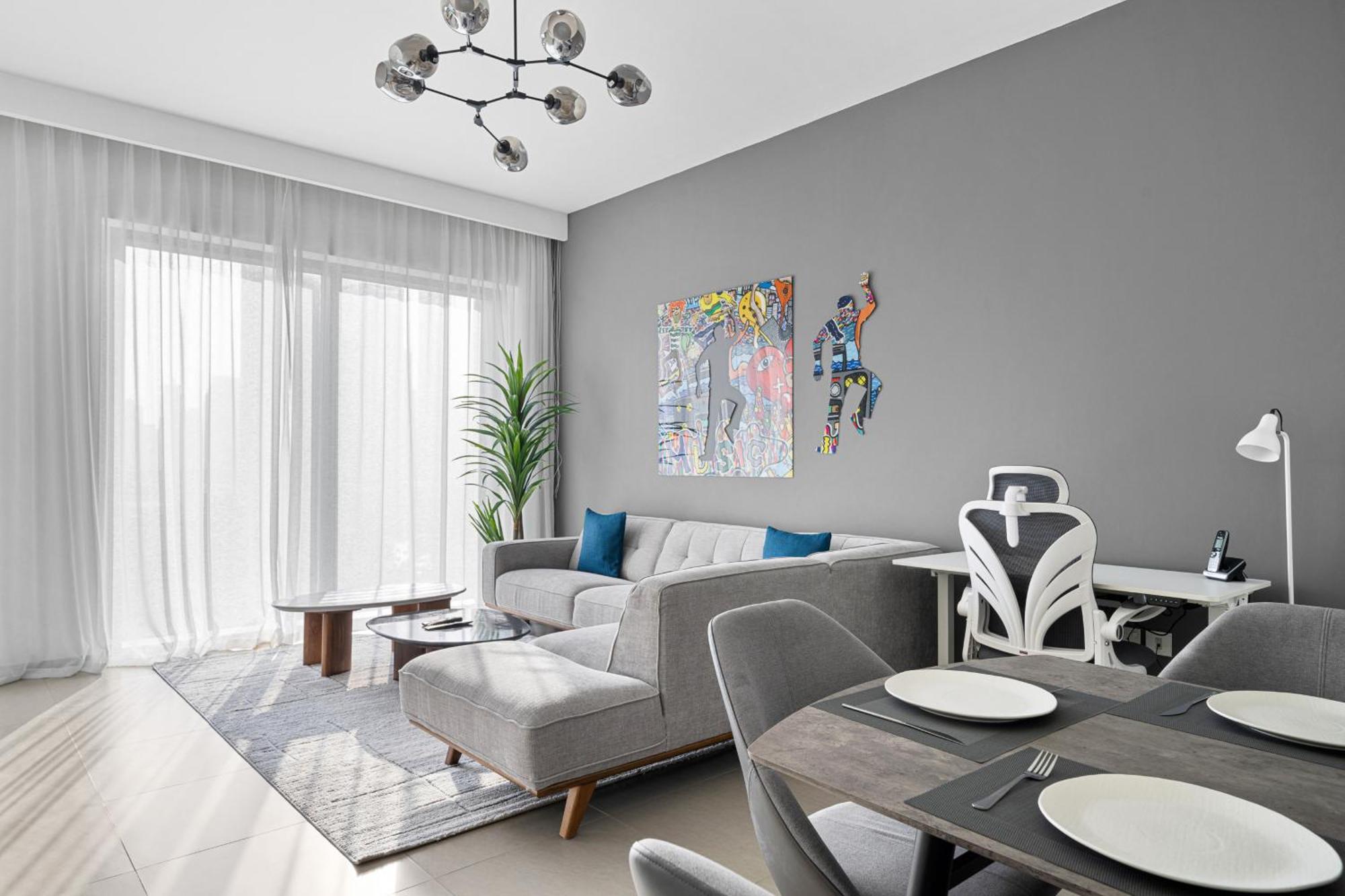 Apartment Arthouse Views - Burj Khalifa View & Mall Access Dubai