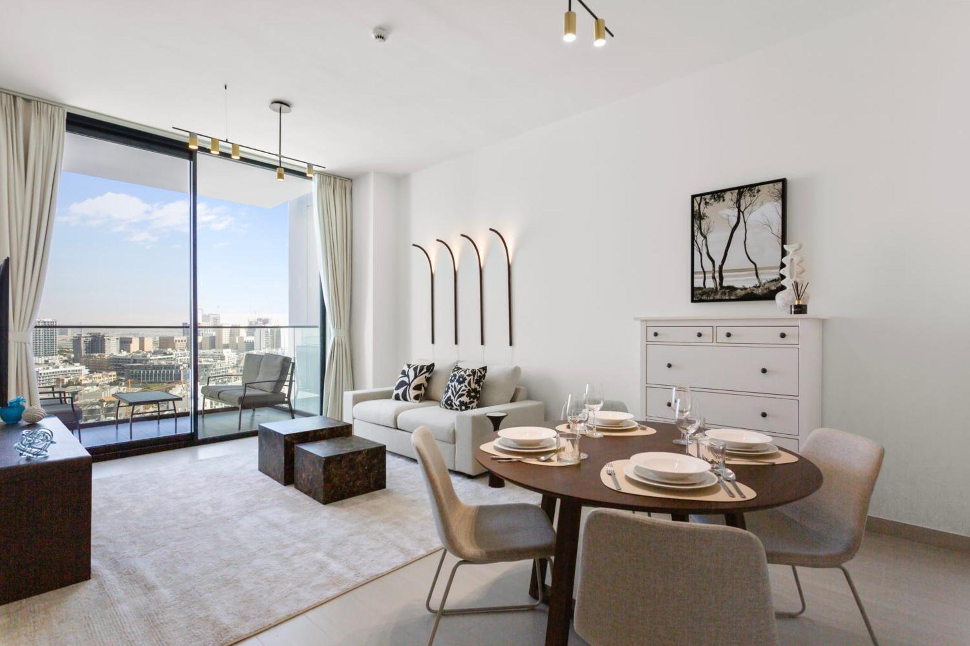 Stylish 1 Bedroom In Binghatti Lavender Jvc Apartment