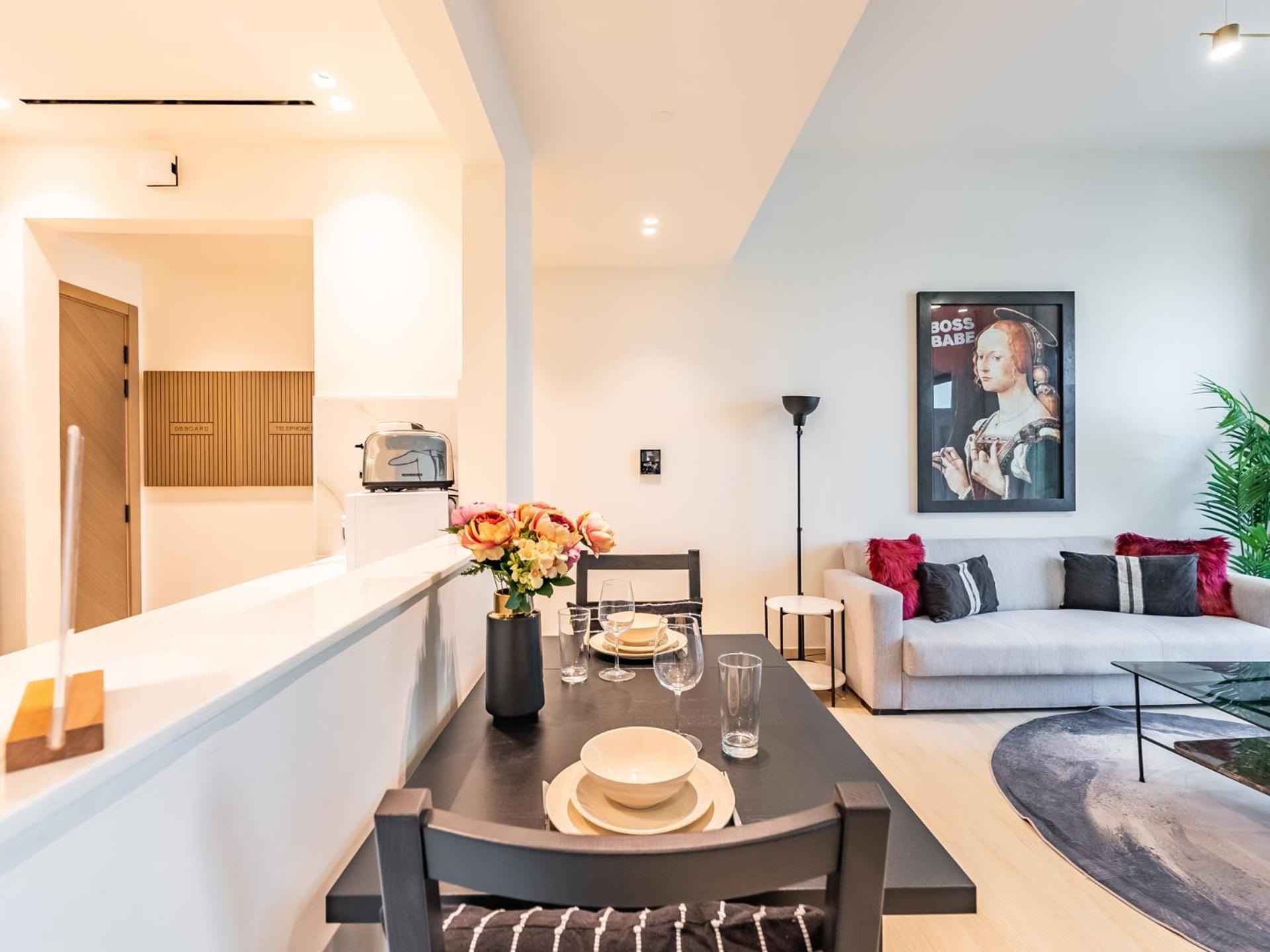 Modern Retreat In Unique Building In Jvc Dubai