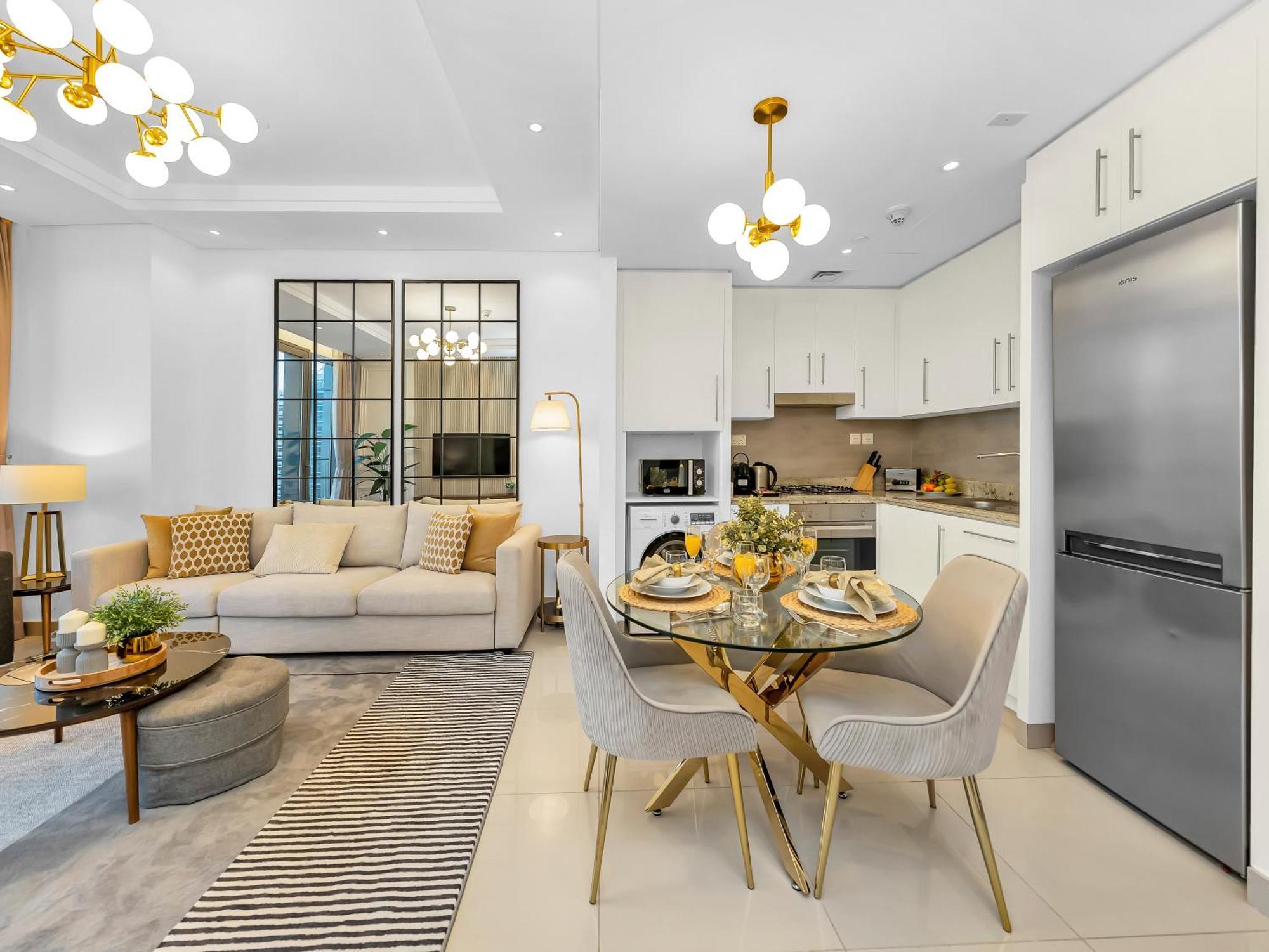Elegant 1br 5mins Walk Mall & Burj Khalifa * Dubai