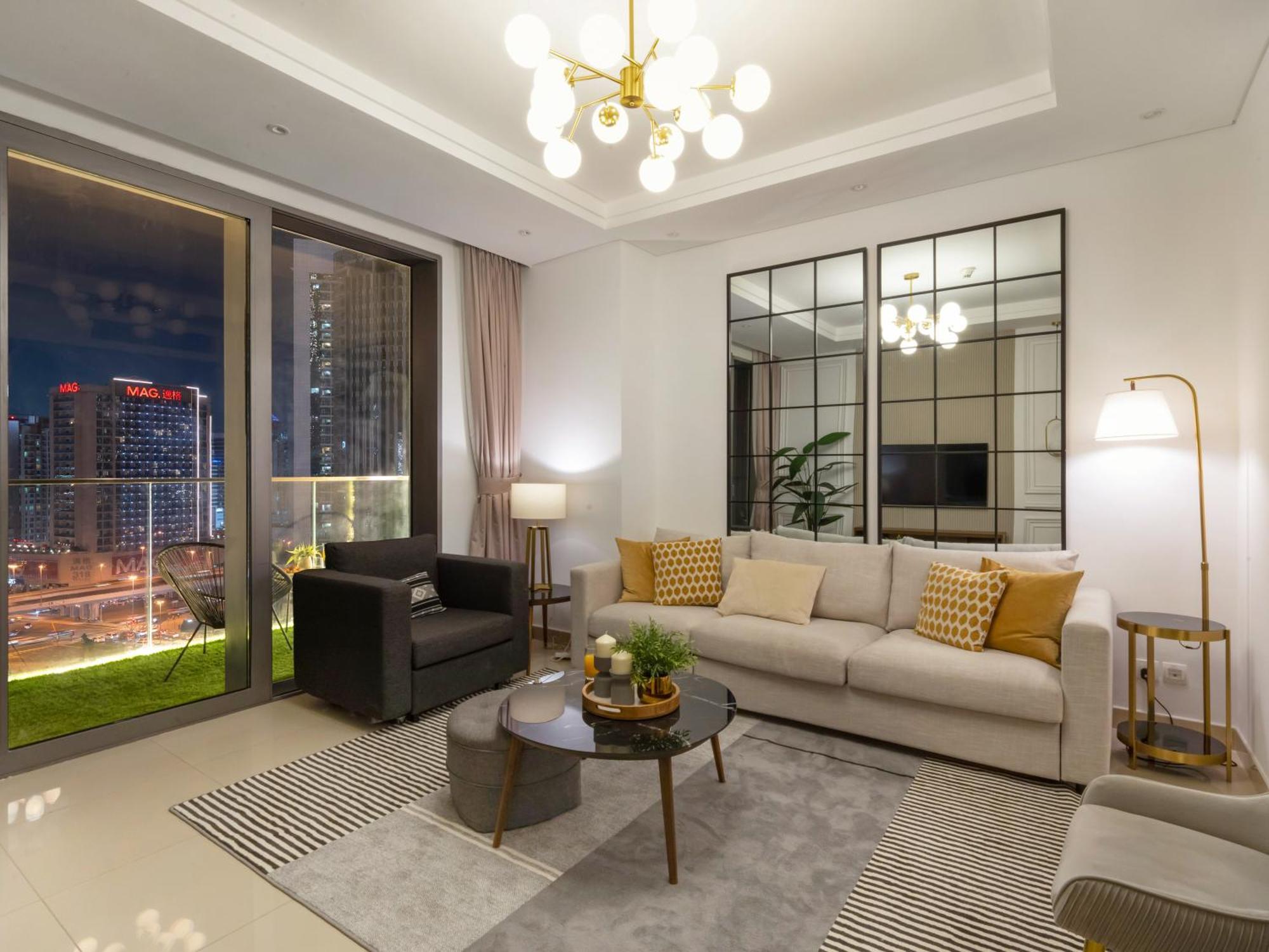 Elegant 1br 5mins Walk Mall & Burj Khalifa *