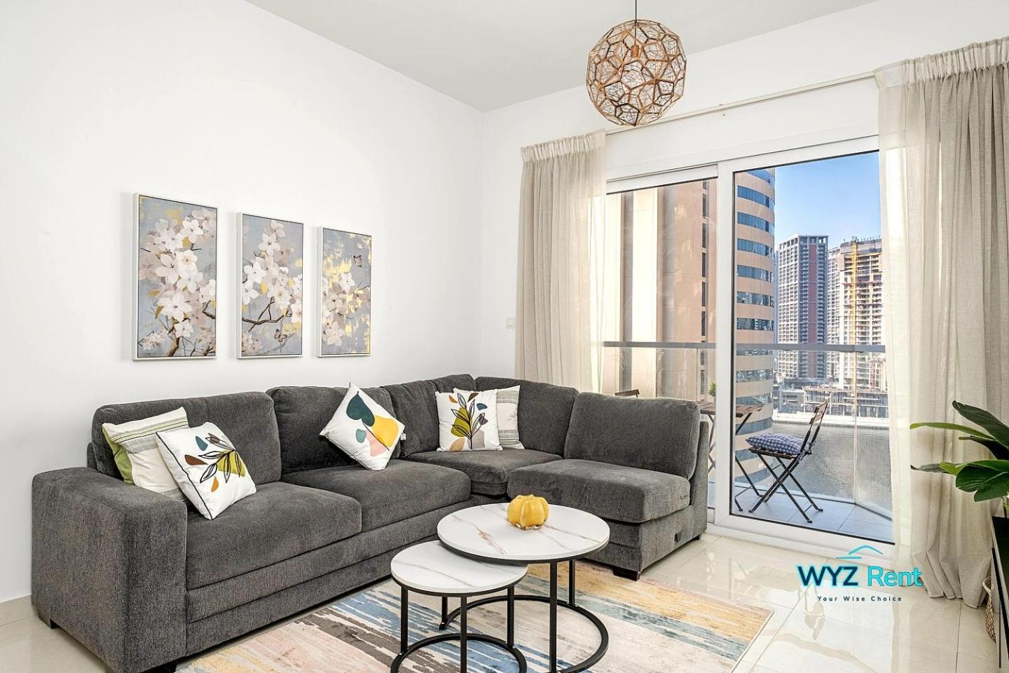 Apartment Charming 1 Bedroom In Ag Tower With Canal Views Dubai