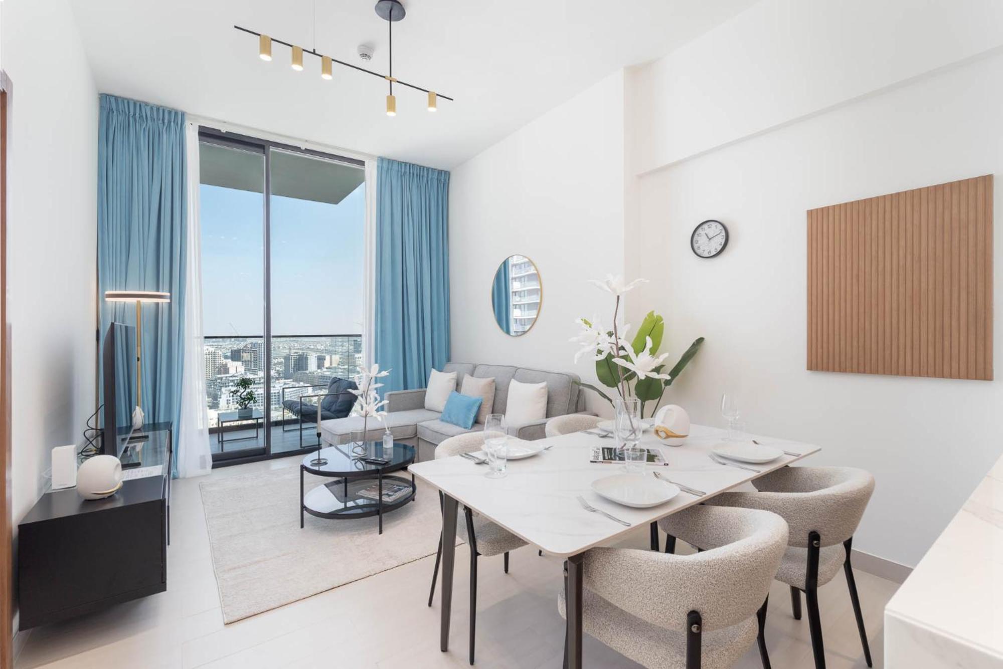 Apartment Sky-high Serenity - Stylish 1bhk - 20th Floor