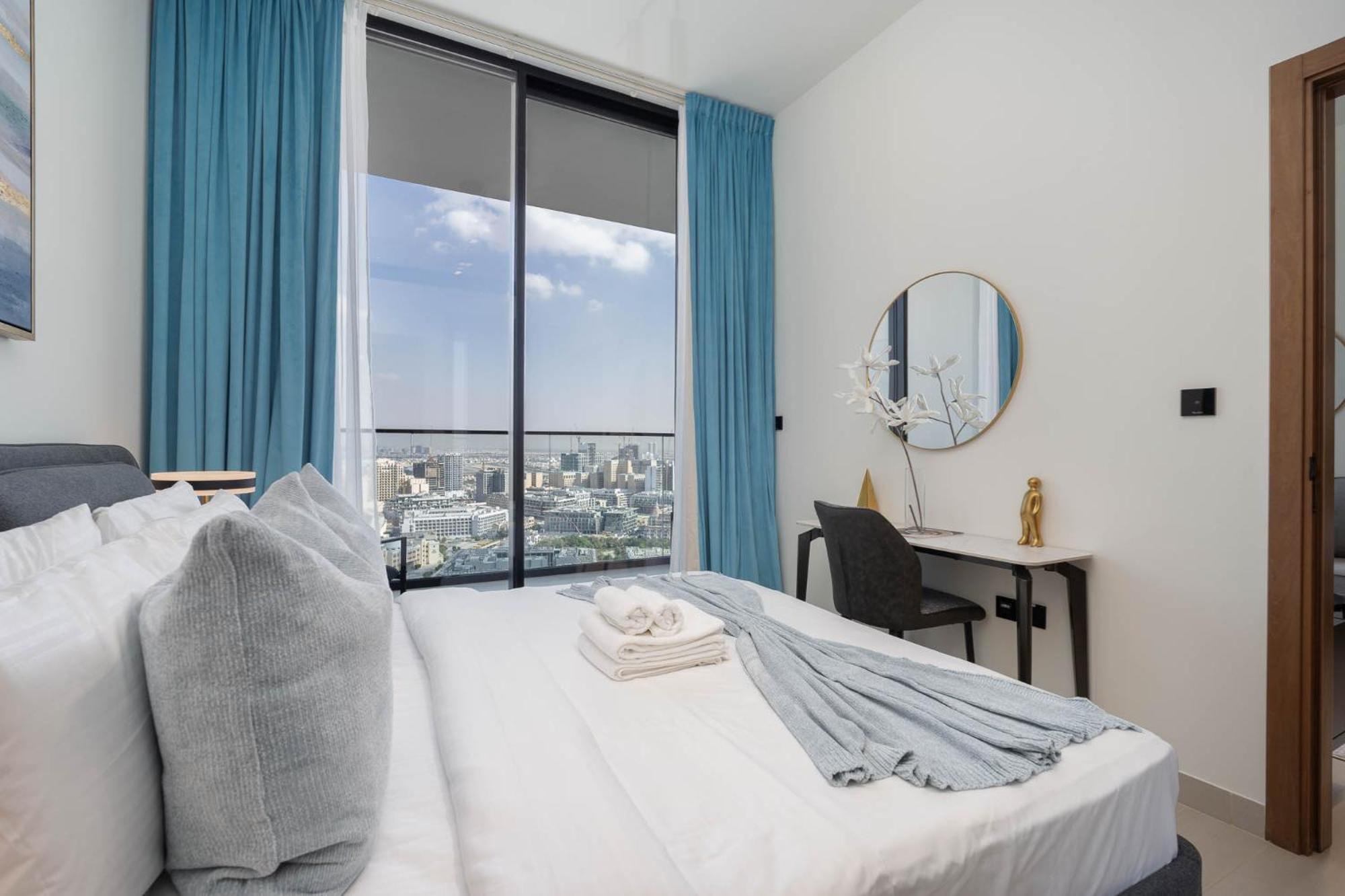 Apartment Sky-high Serenity - Stylish 1bhk - 20th Floor Dubai