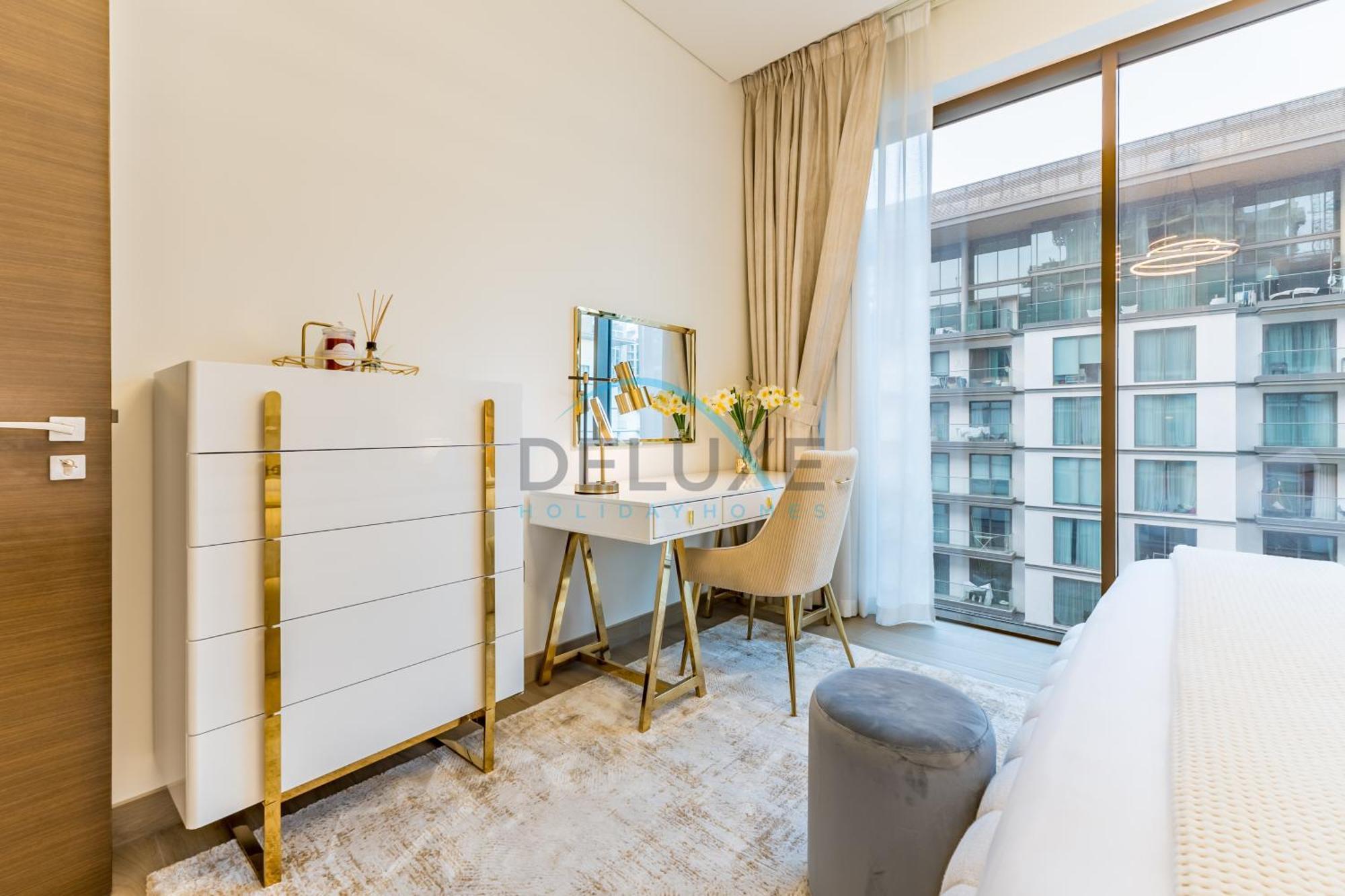 Bright 1br In Sobha Hartland Greens Phase Ii Building 01, Nad Al Sheba By Deluxe Homes Apartment Dubai