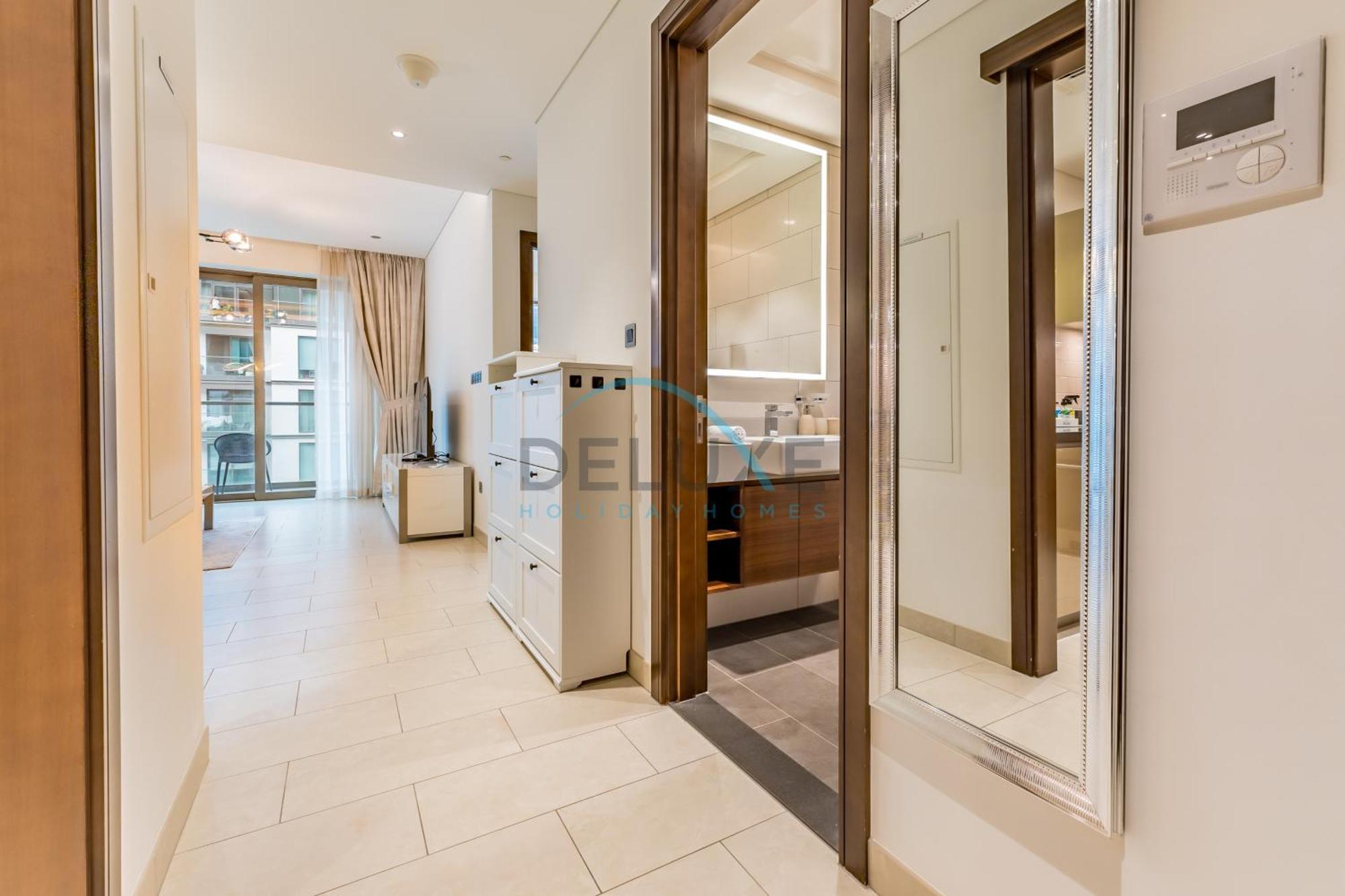 Bright 1br In Sobha Hartland Greens Phase Ii Building 01, Nad Al Sheba By Deluxe Homes *