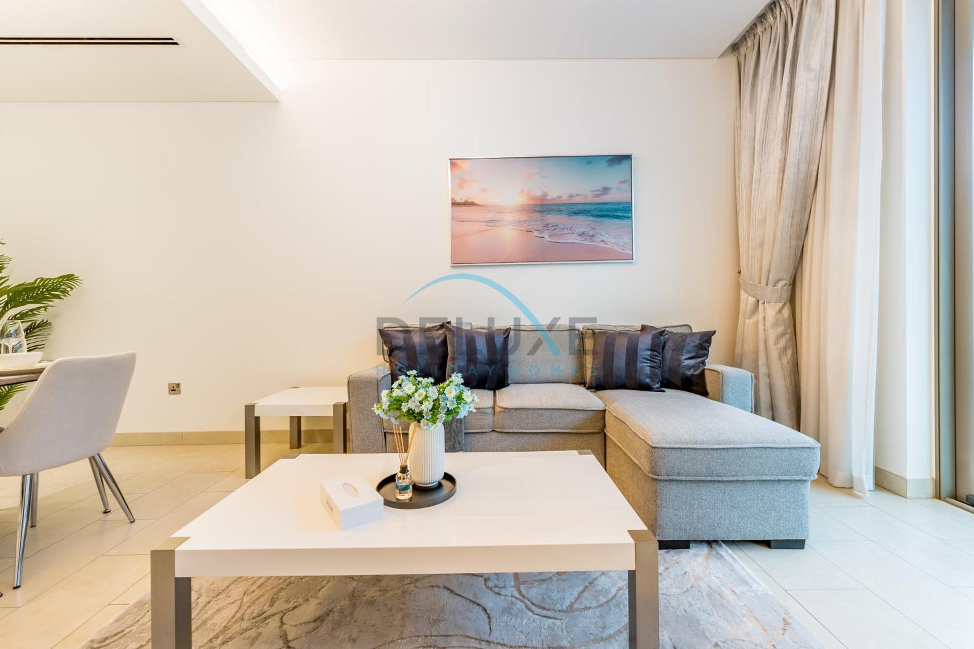 Bright 1br In Sobha Hartland Greens Phase Ii Building 01, Nad Al Sheba By Deluxe Homes Apartment Dubai
