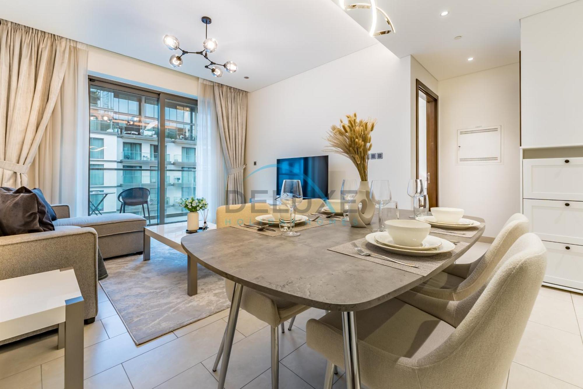Apartment Bright 1br In Sobha Hartland Greens Phase Ii Building 01, Nad Al Sheba By Deluxe Homes