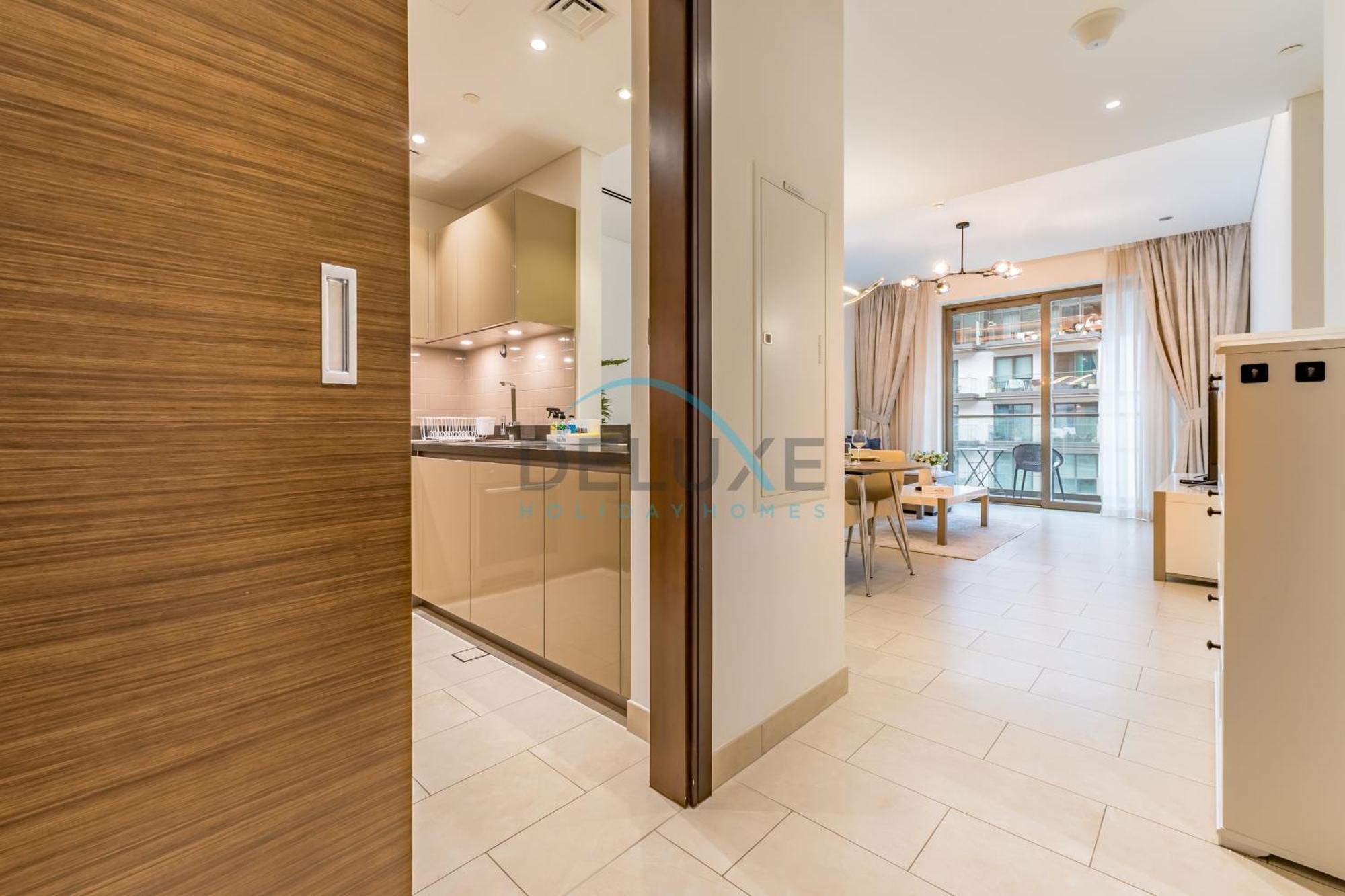 Bright 1br In Sobha Hartland Greens Phase Ii Building 01, Nad Al Sheba By Deluxe Homes * Dubai